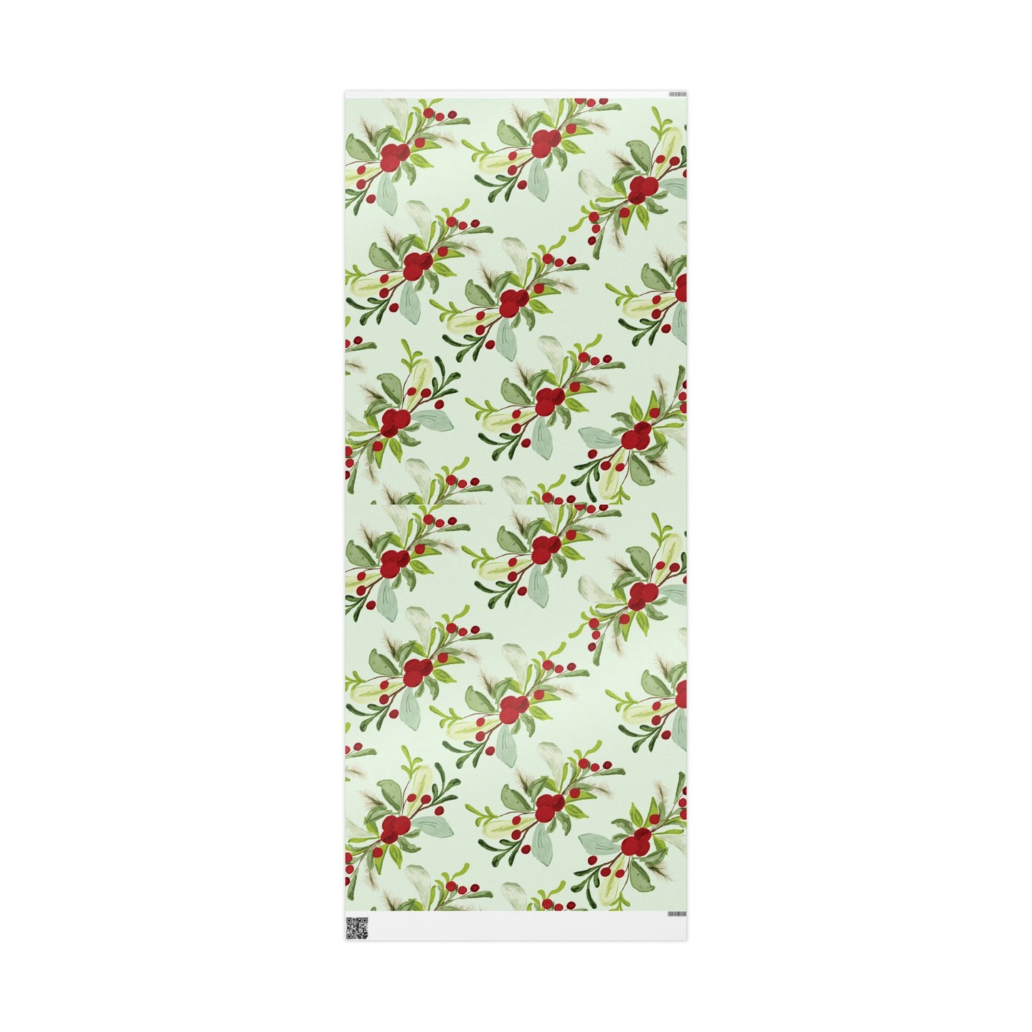 Holly Holiday Wrapping Paper - Eco-Friendly