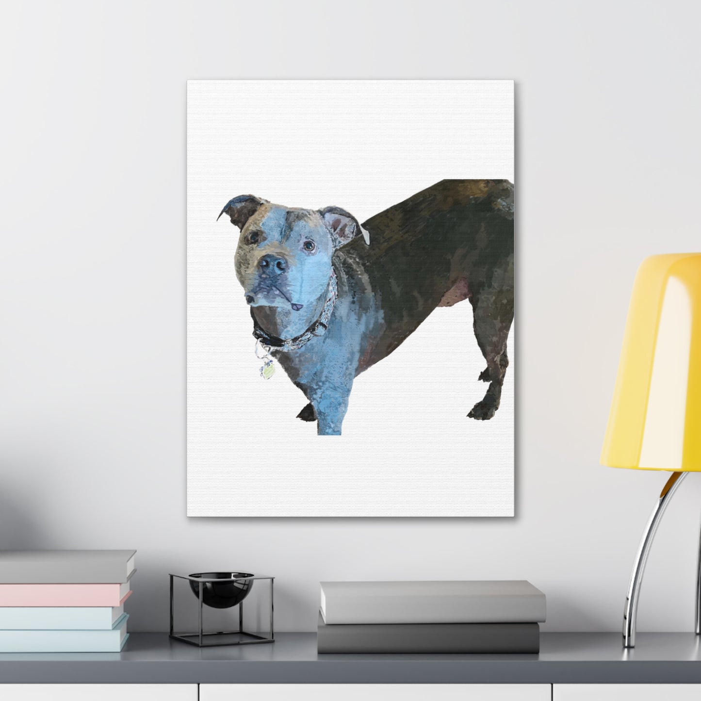 Envolturas de galería de lienzos de Pitbull “Diesel”