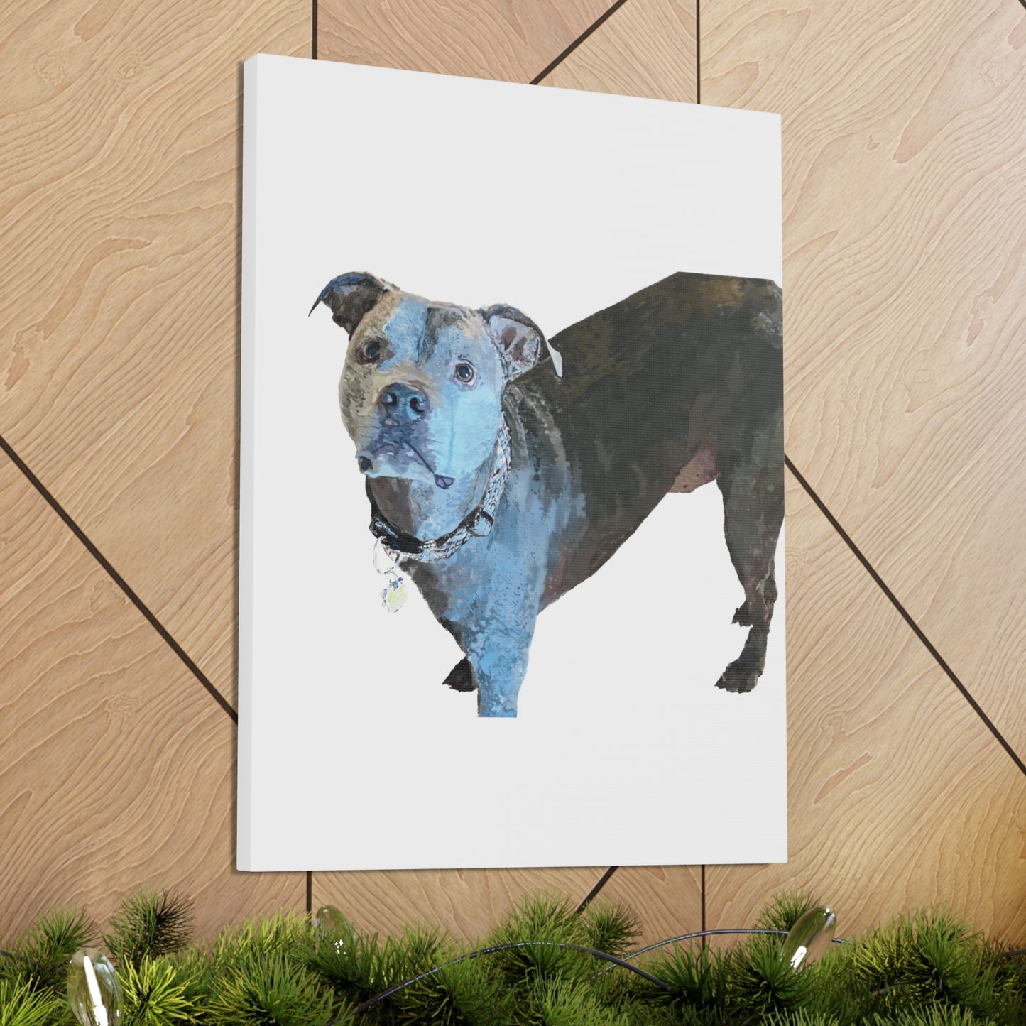 Envolturas de galería de lienzos de Pitbull “Diesel”