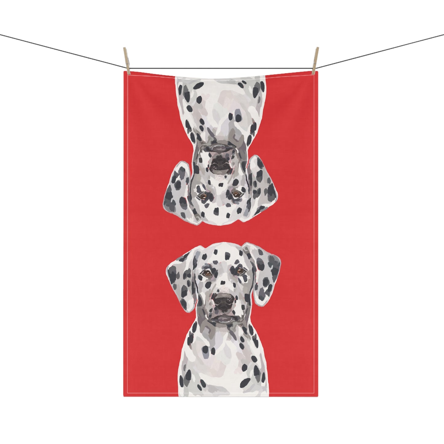 Dalmatian Dog Print Tea Towels