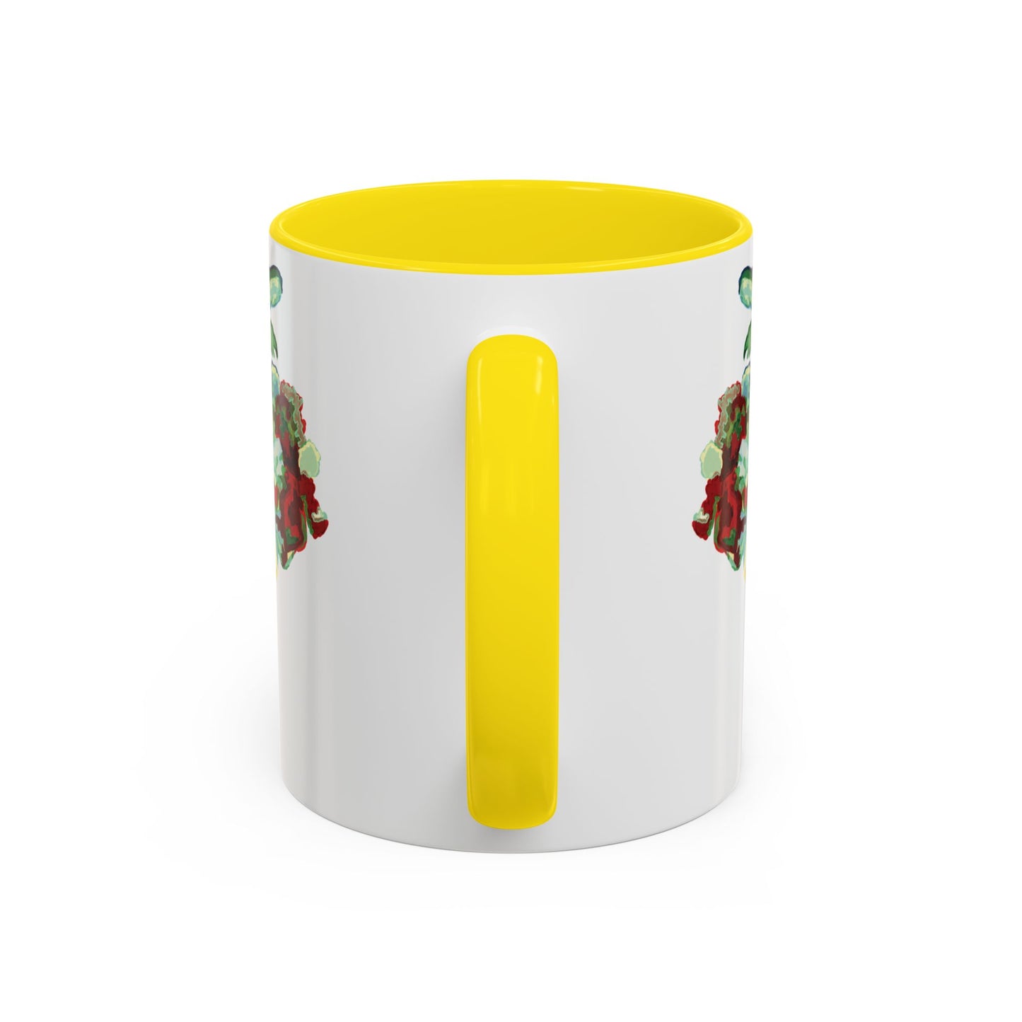 Rooster Two Tone Ceramic Coffee Mug (11oz & 15oz) - Blue Cava