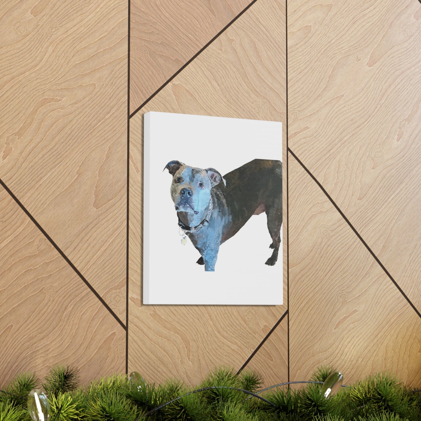 Envolturas de galería de lienzos de Pitbull “Diesel”