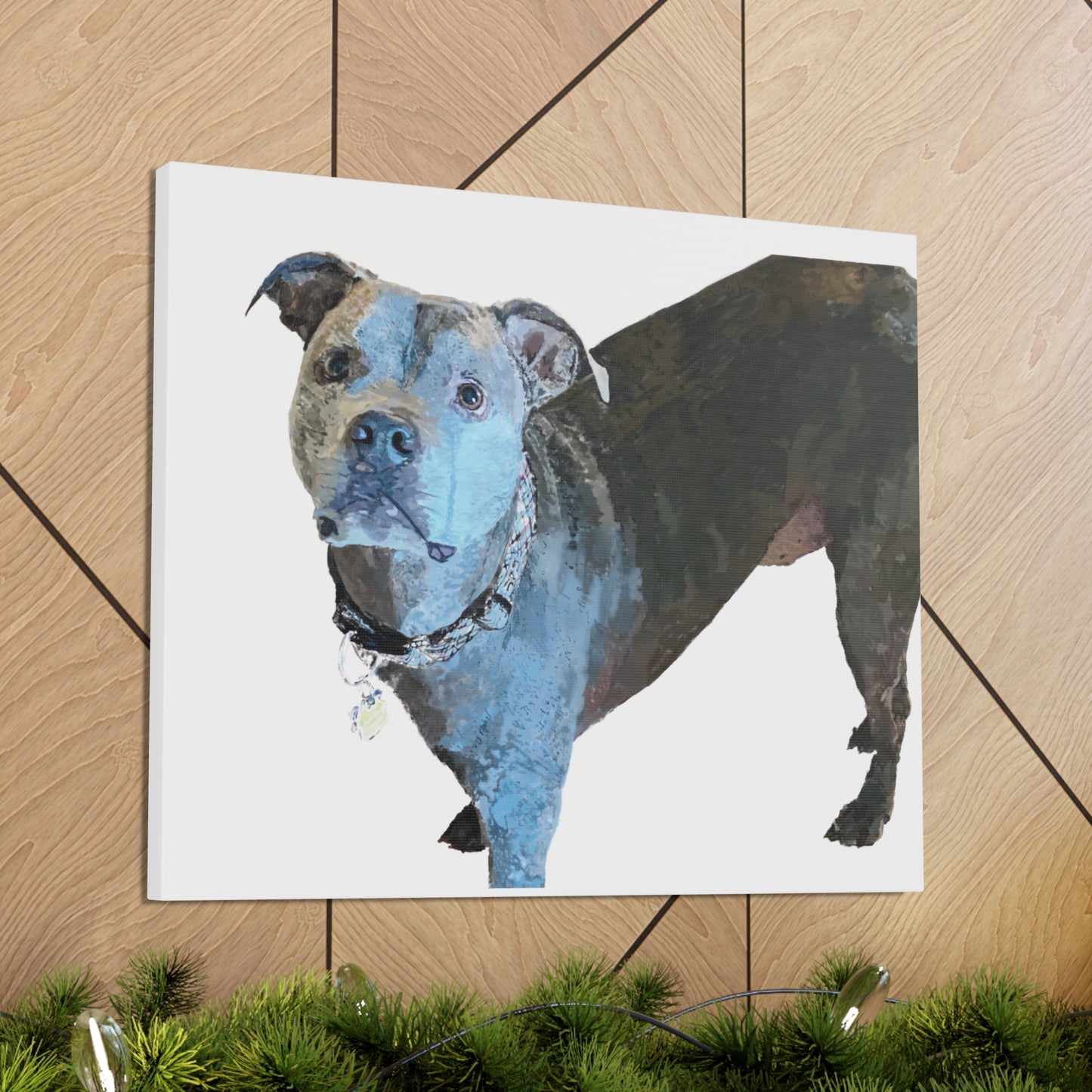Envolturas de galería de lienzos de Pitbull “Diesel”