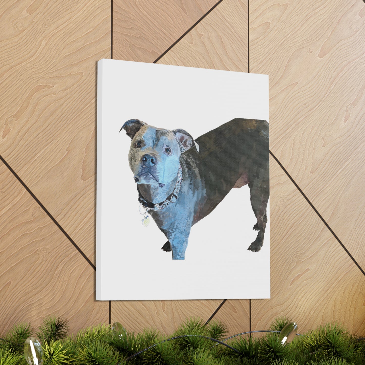 Envolturas de galería de lienzos de Pitbull “Diesel”