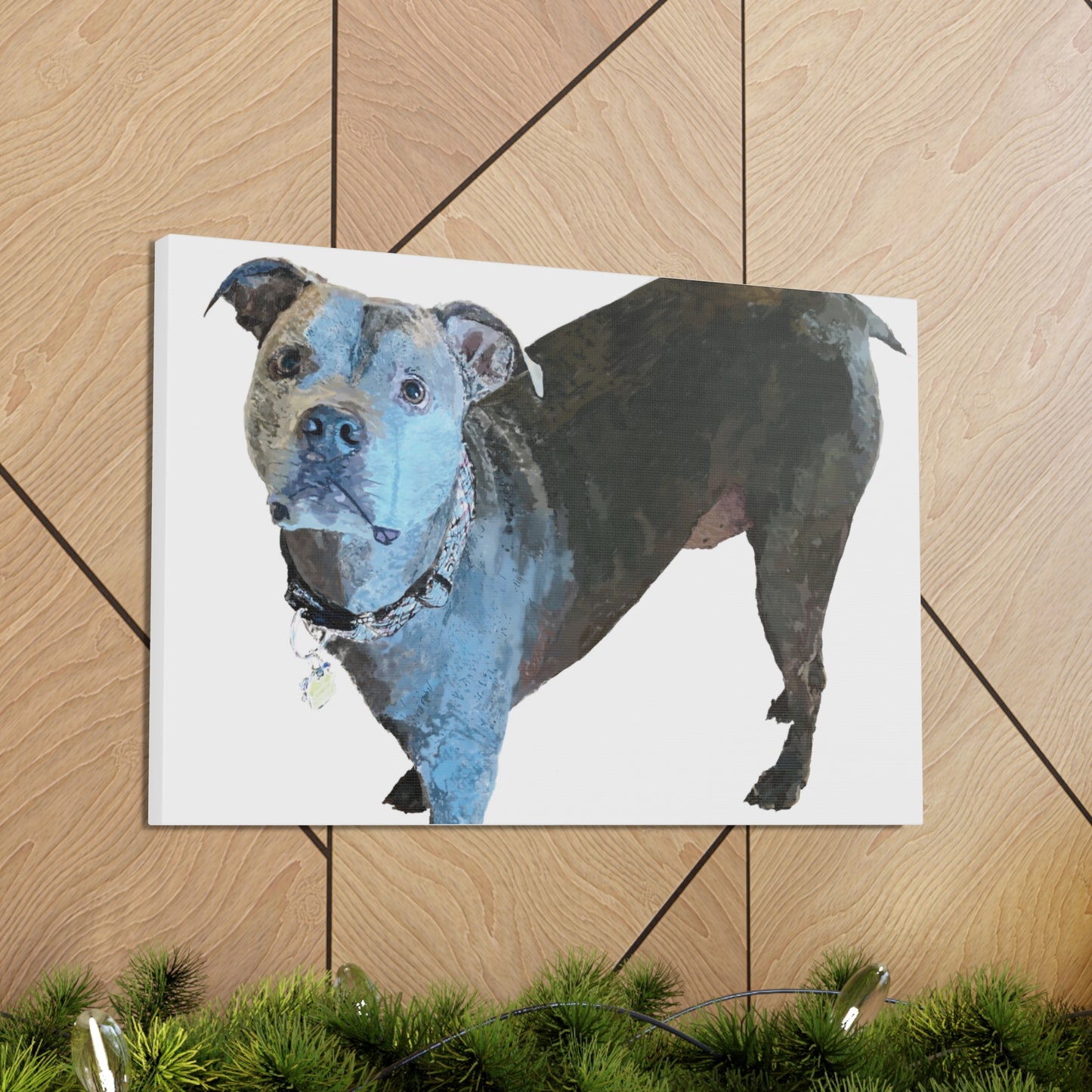 Envolturas de galería de lienzos de Pitbull “Diesel”