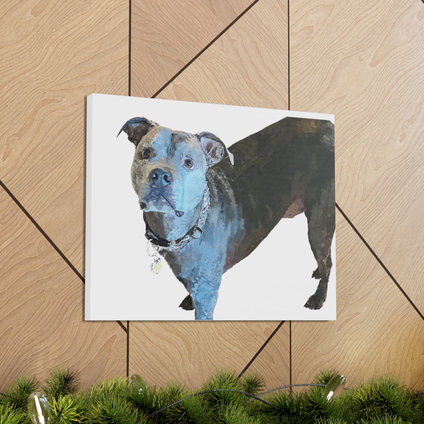 Envolturas de galería de lienzos de Pitbull “Diesel”