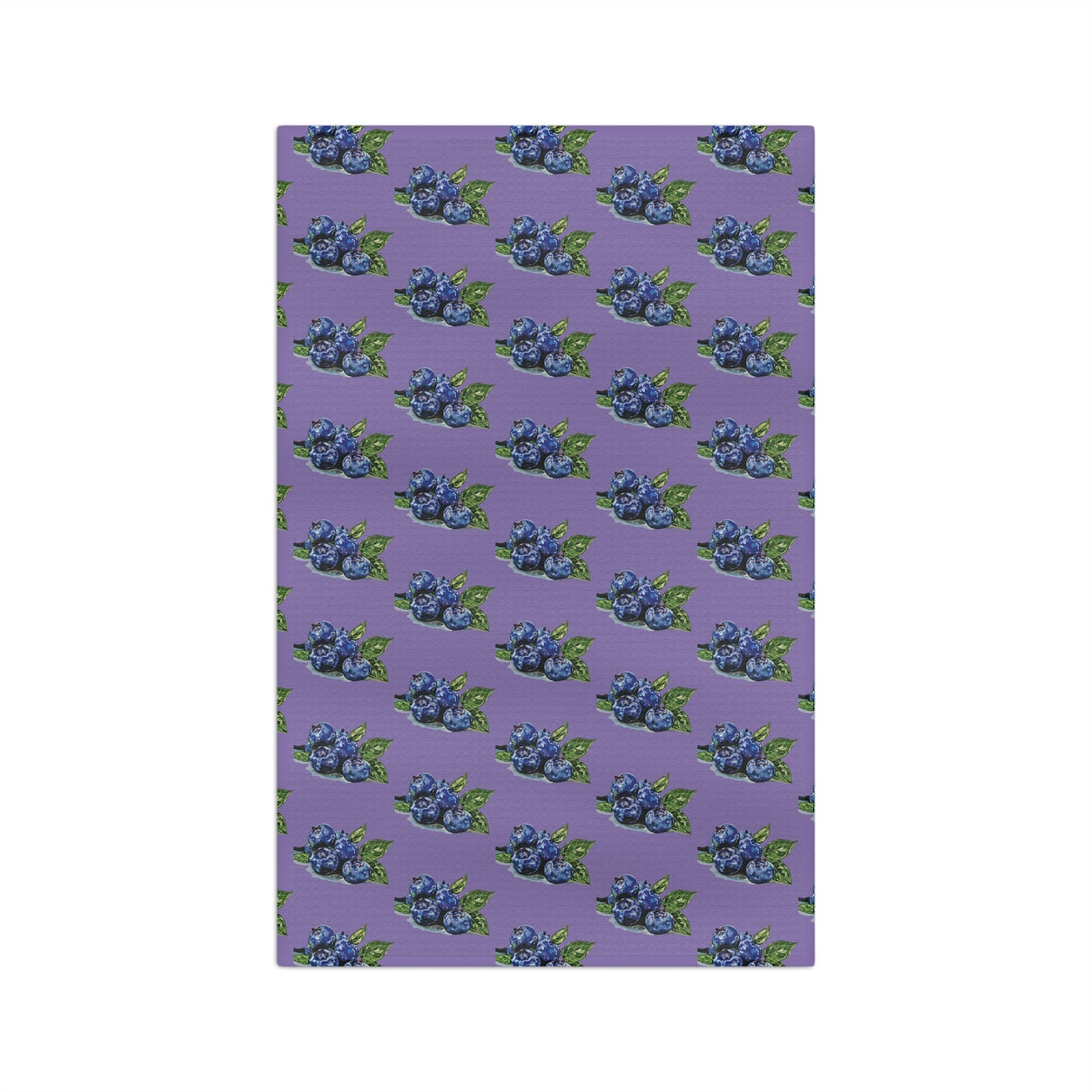 Blueberries Microfiber Waffle Towel