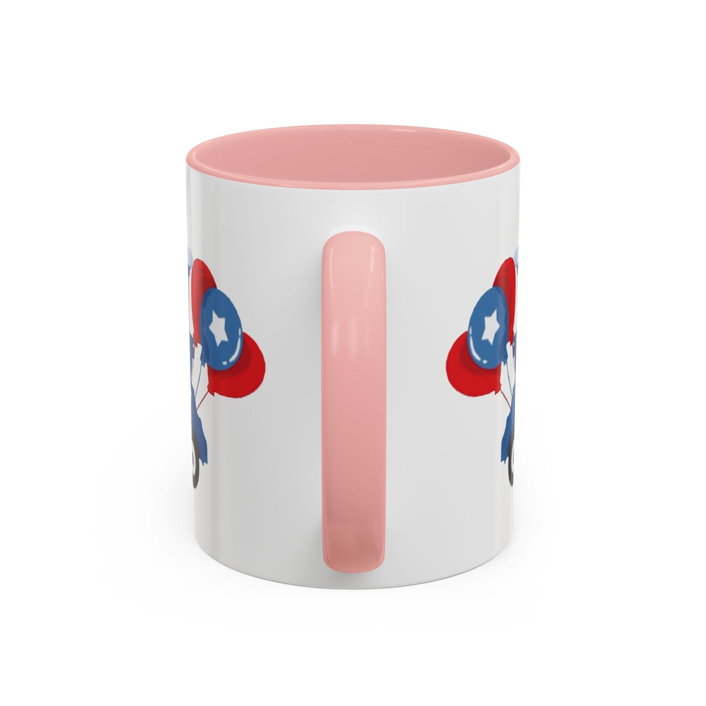 Egret Golf Cart Two Tone Coffee Mug (11oz & 15oz) - Blue Cava