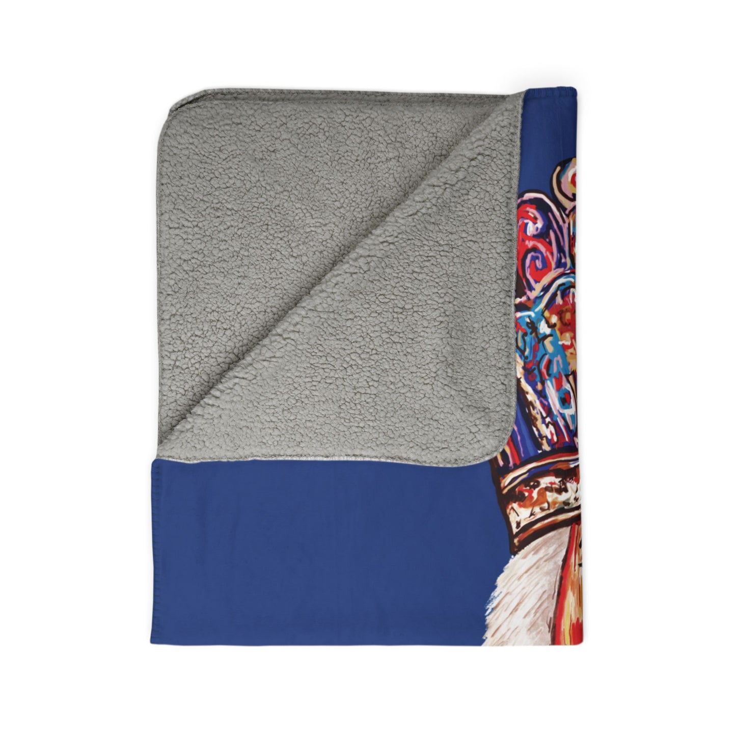 Nutcracker Fleece Sherpa Throw Blanket