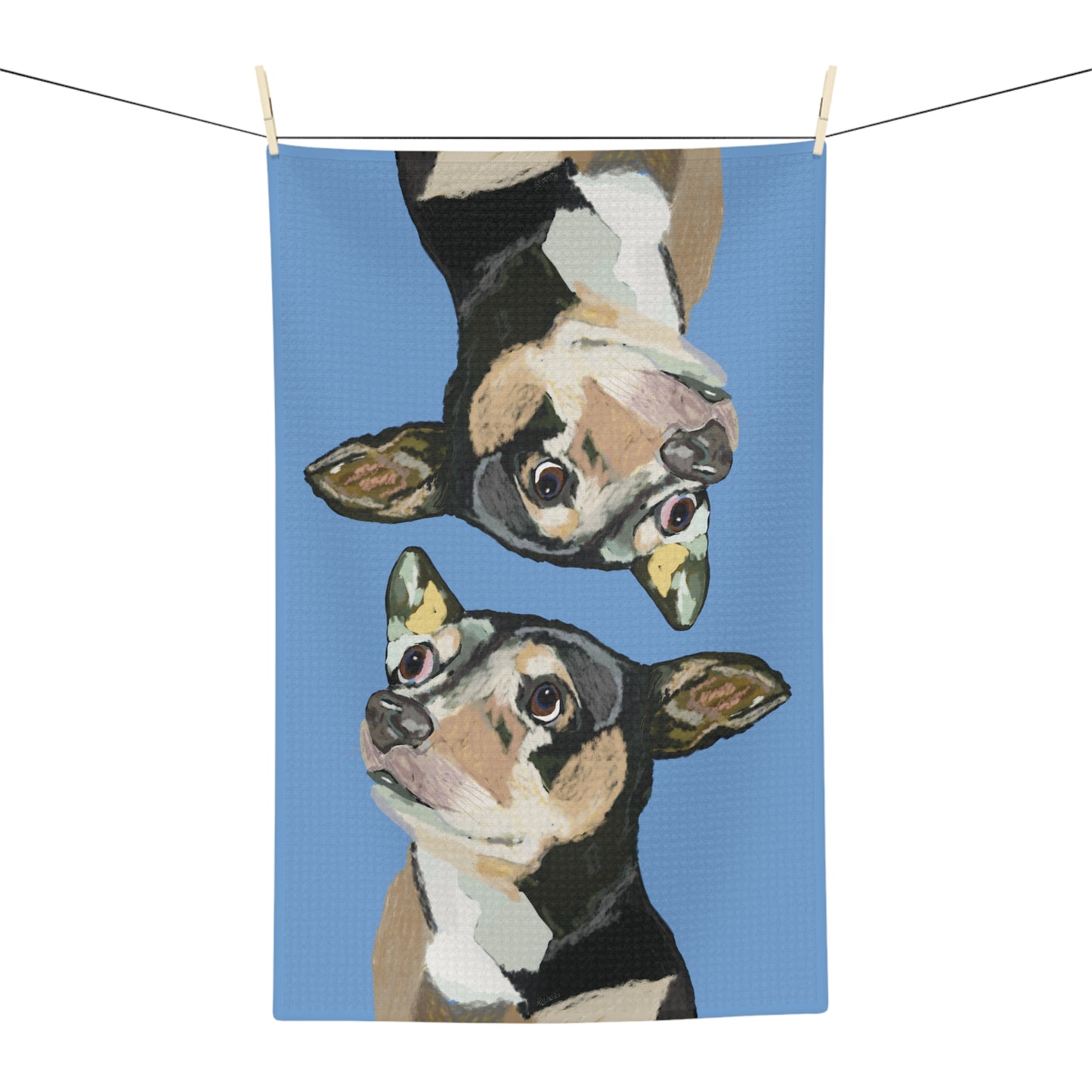 Chihuahua Microfiber Waffle Towel