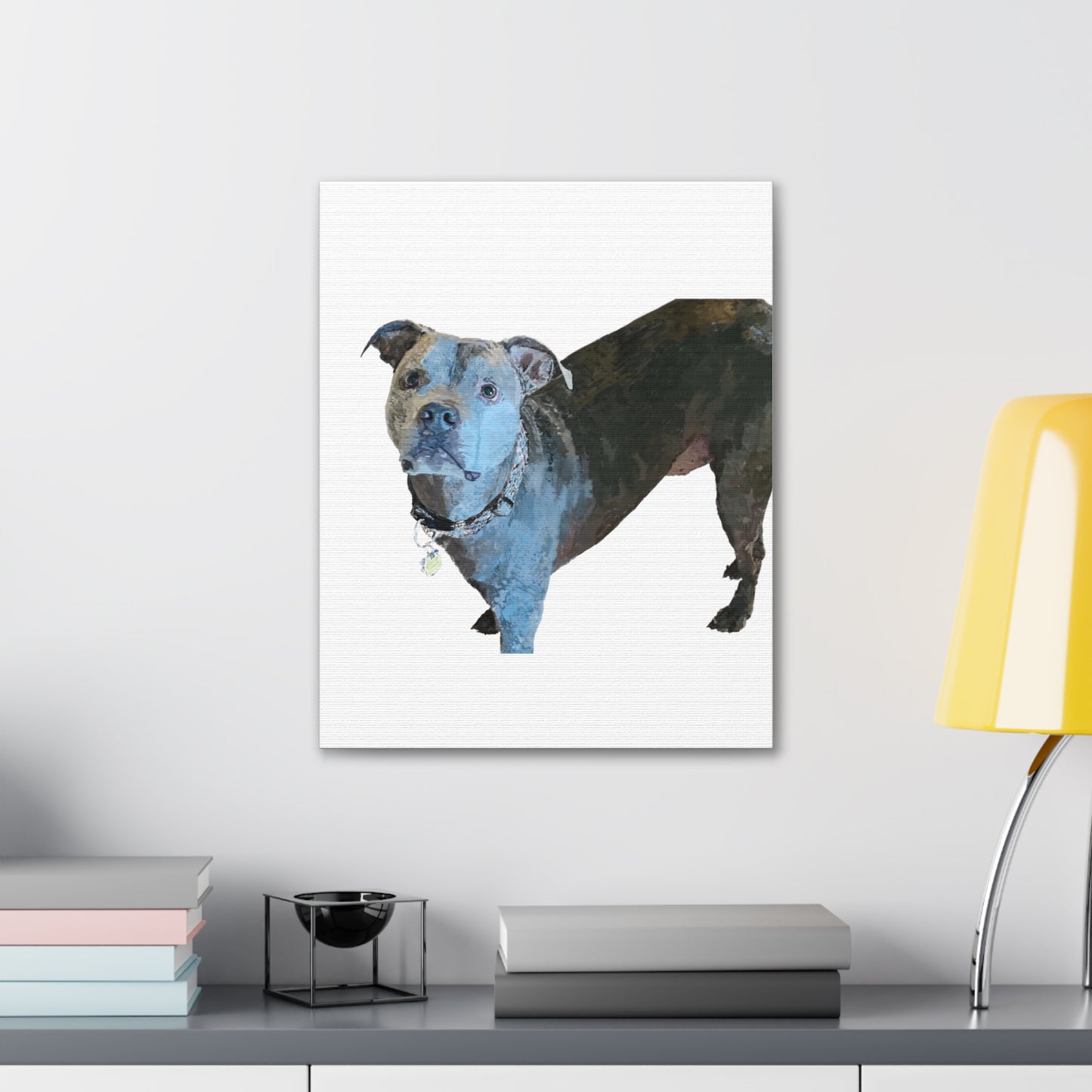 Envolturas de galería de lienzos de Pitbull “Diesel”