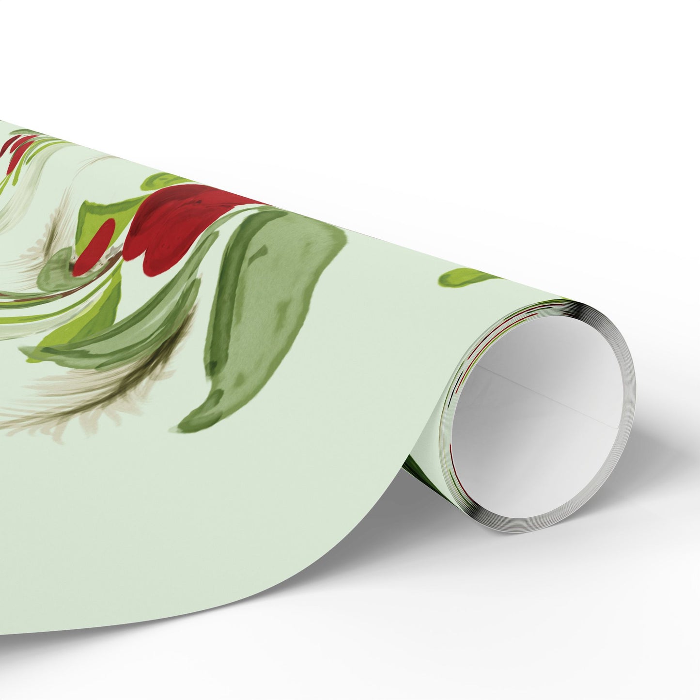 Holly Holiday Wrapping Paper - Eco-Friendly