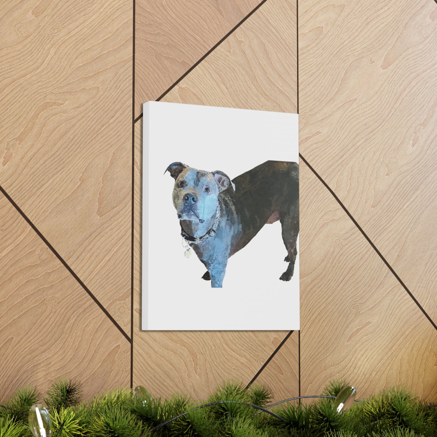 Envolturas de galería de lienzos de Pitbull “Diesel”