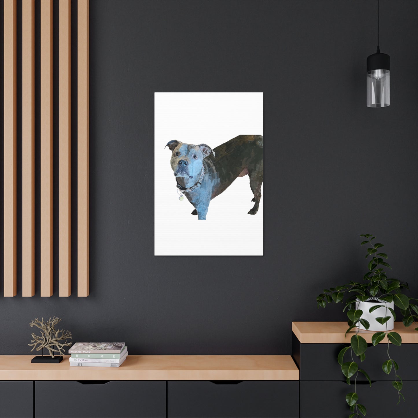 Envolturas de galería de lienzos de Pitbull “Diesel”