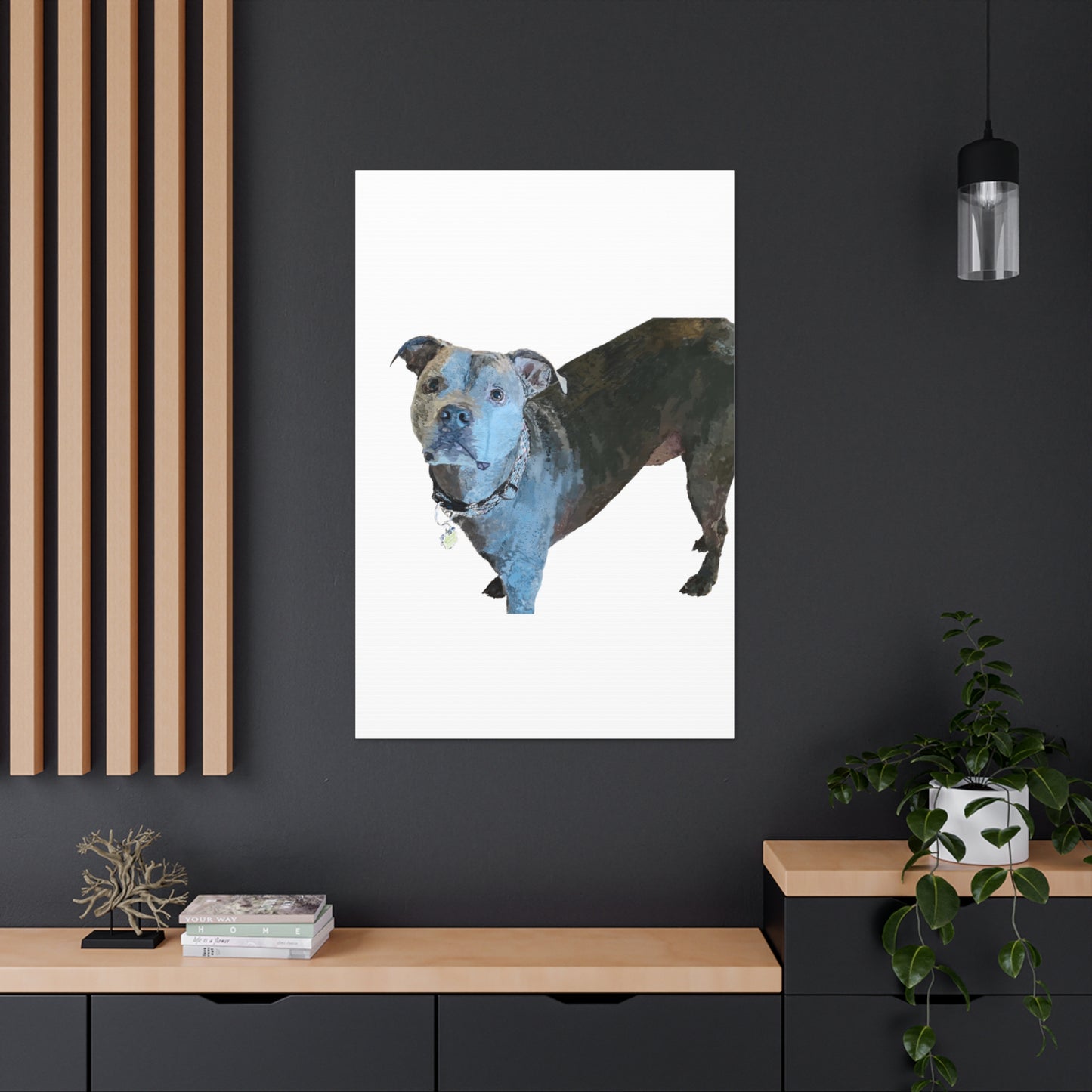 Envolturas de galería de lienzos de Pitbull “Diesel”
