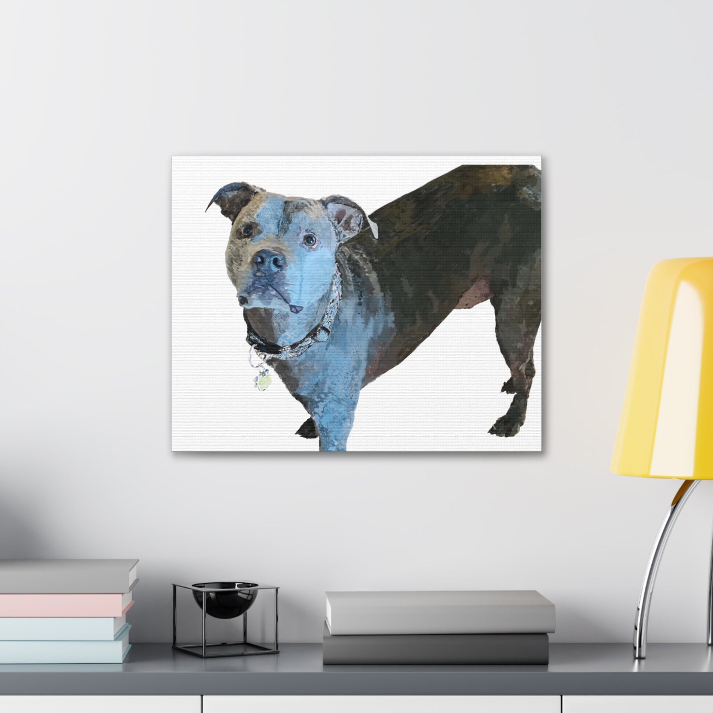 Envolturas de galería de lienzos de Pitbull “Diesel”