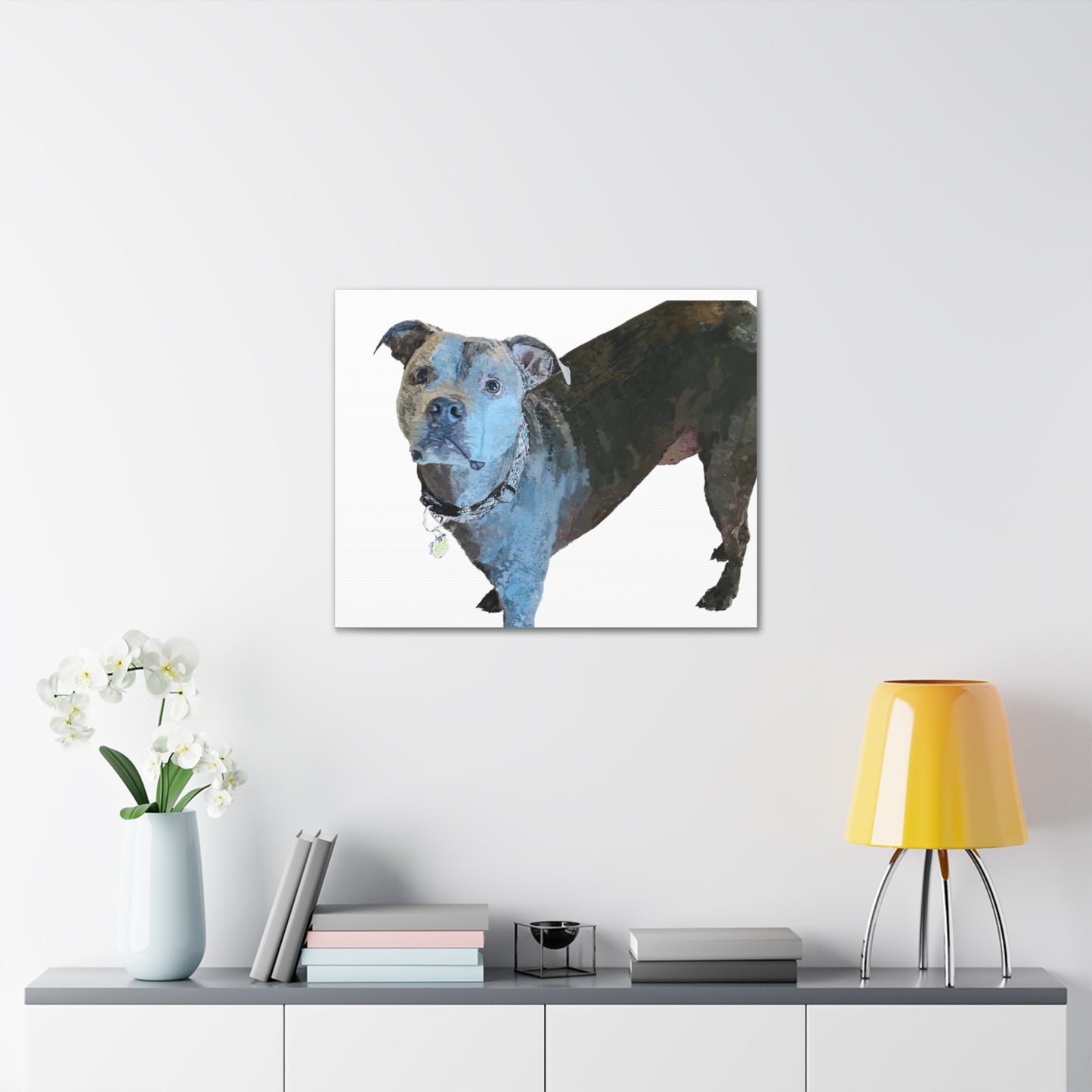 Envolturas de galería de lienzos de Pitbull “Diesel”