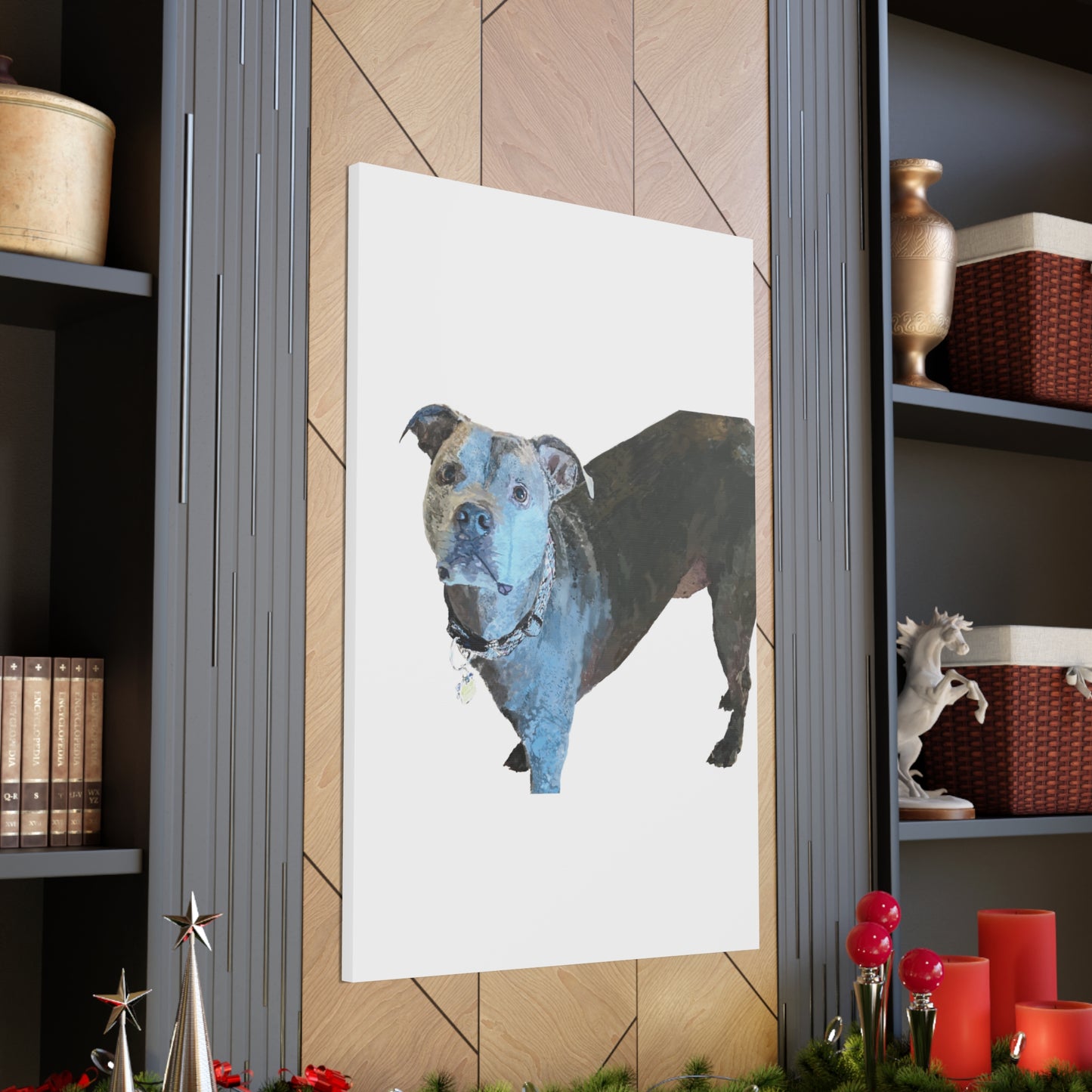 Envolturas de galería de lienzos de Pitbull “Diesel”