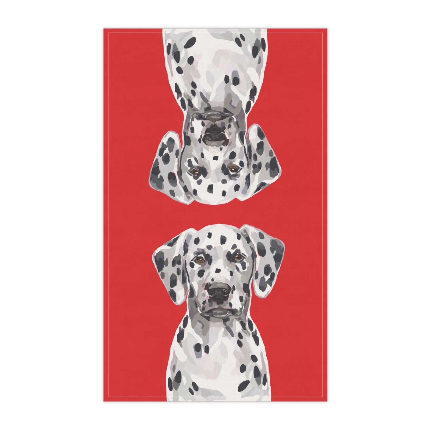 Dalmatian Dog Print Tea Towels
