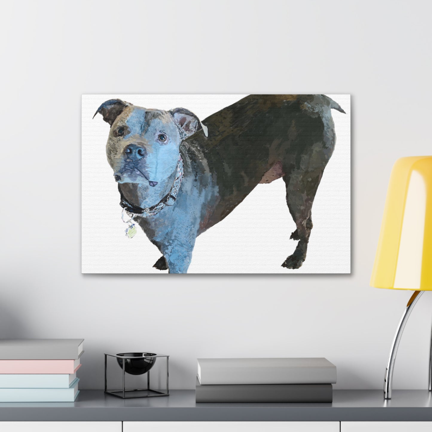 Envolturas de galería de lienzos de Pitbull “Diesel”