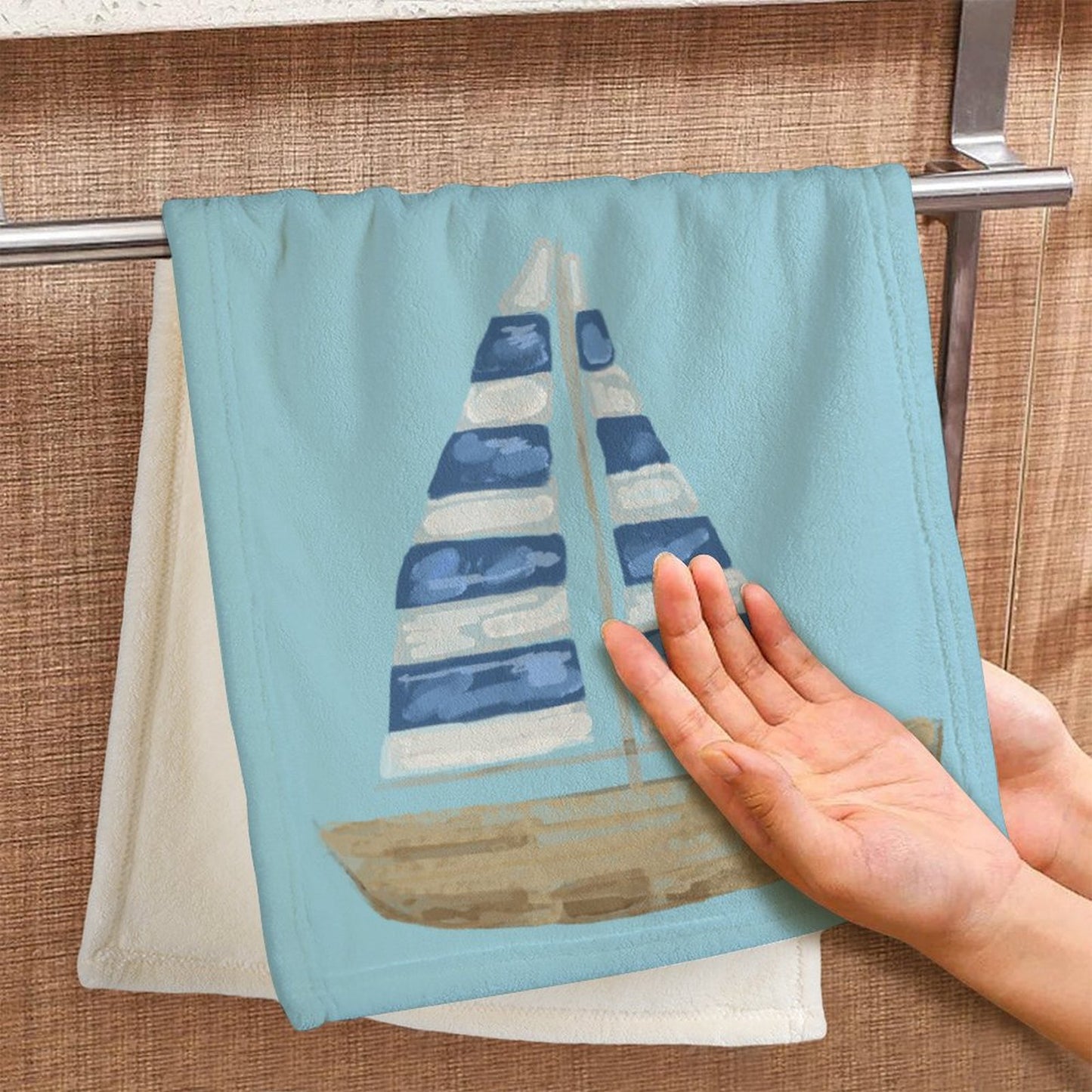 Sailboat Hand Towel