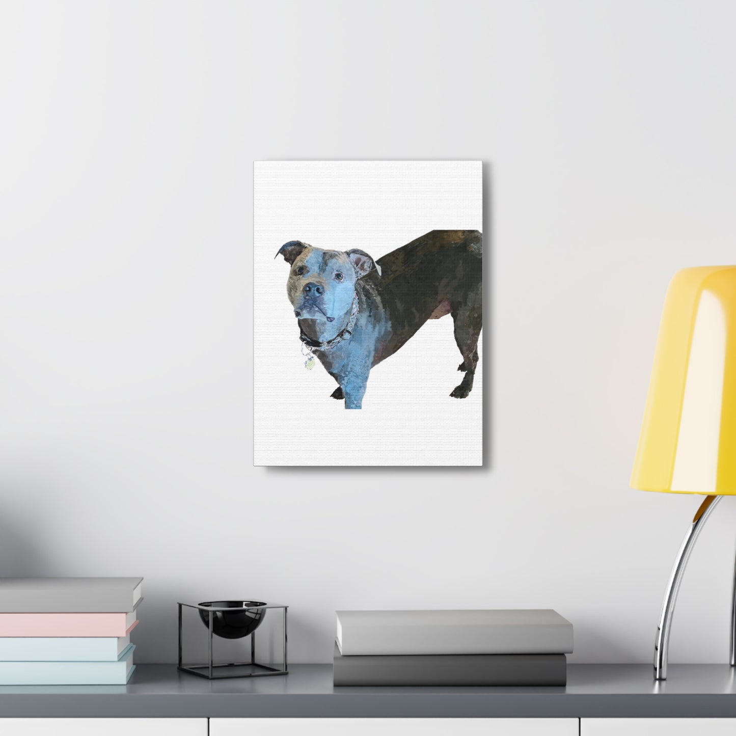 Envolturas de galería de lienzos de Pitbull “Diesel”