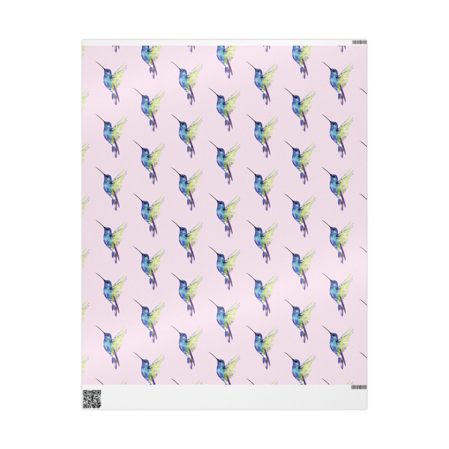Whimsical Hummingbird Wrapping Paper | Eco-Friendly Wrap