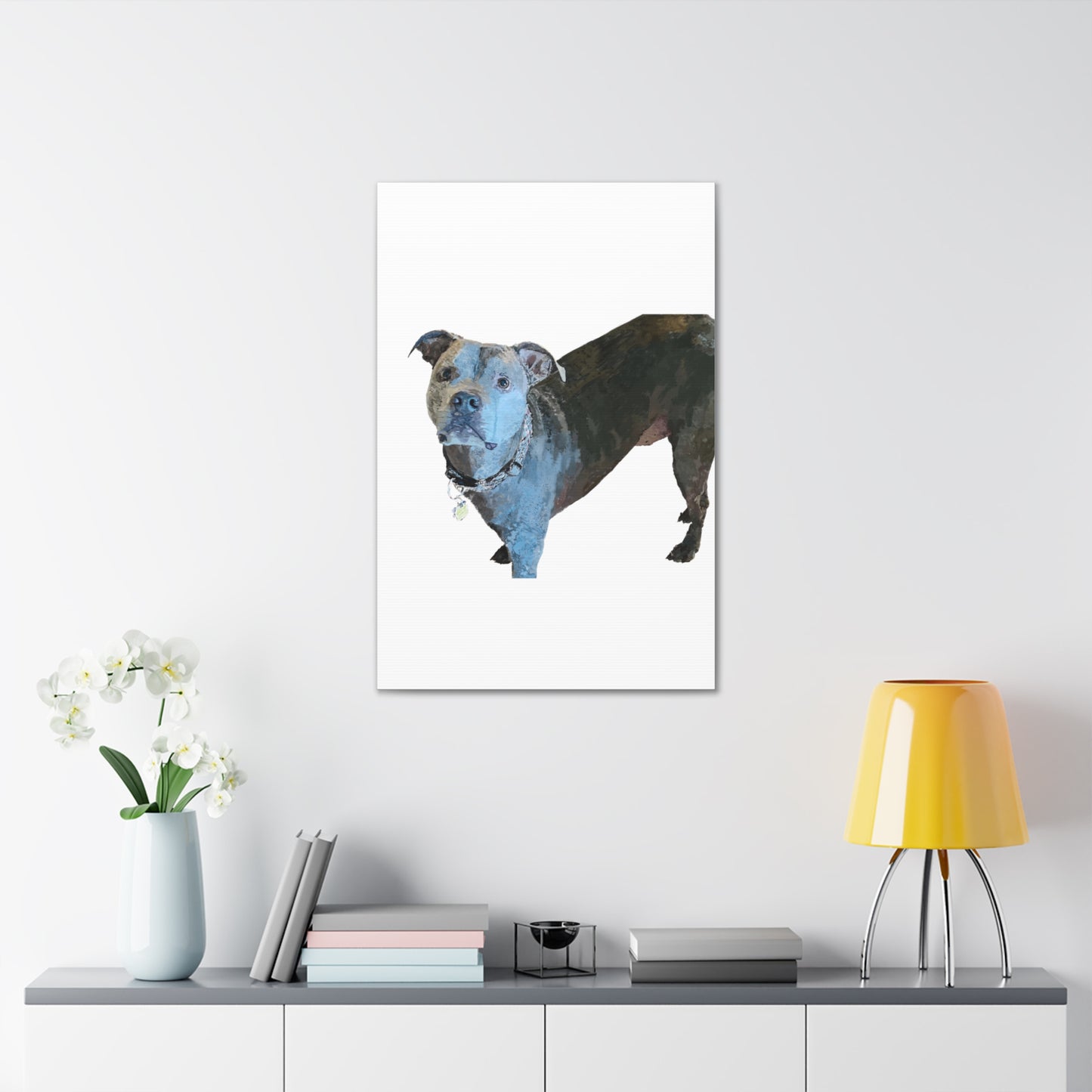 Envolturas de galería de lienzos de Pitbull “Diesel”