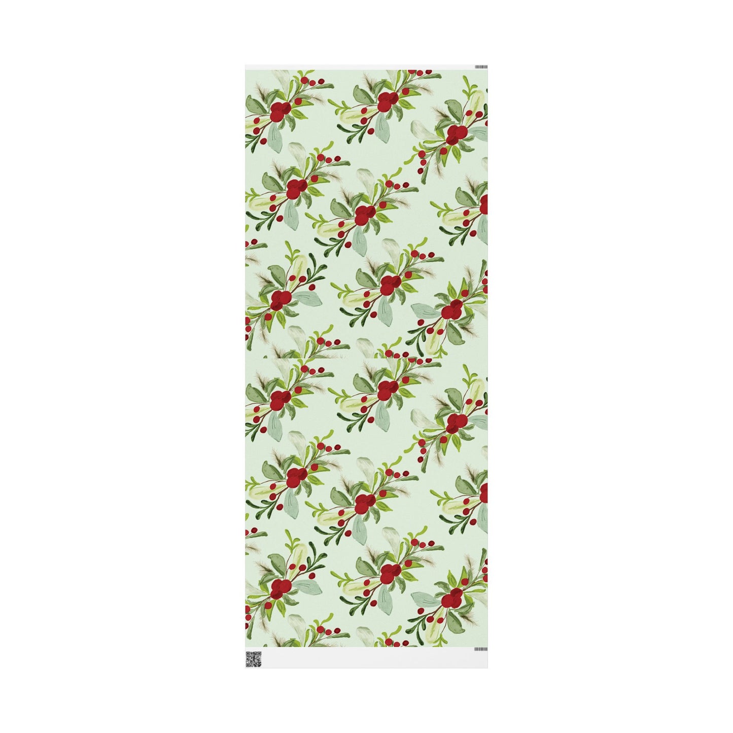 Holly Holiday Wrapping Paper - Eco-Friendly