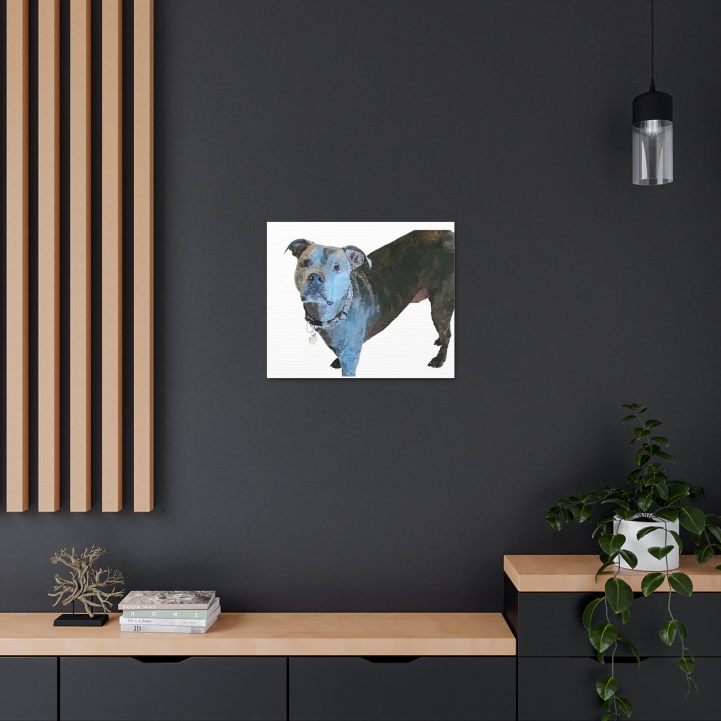 Envolturas de galería de lienzos de Pitbull “Diesel”