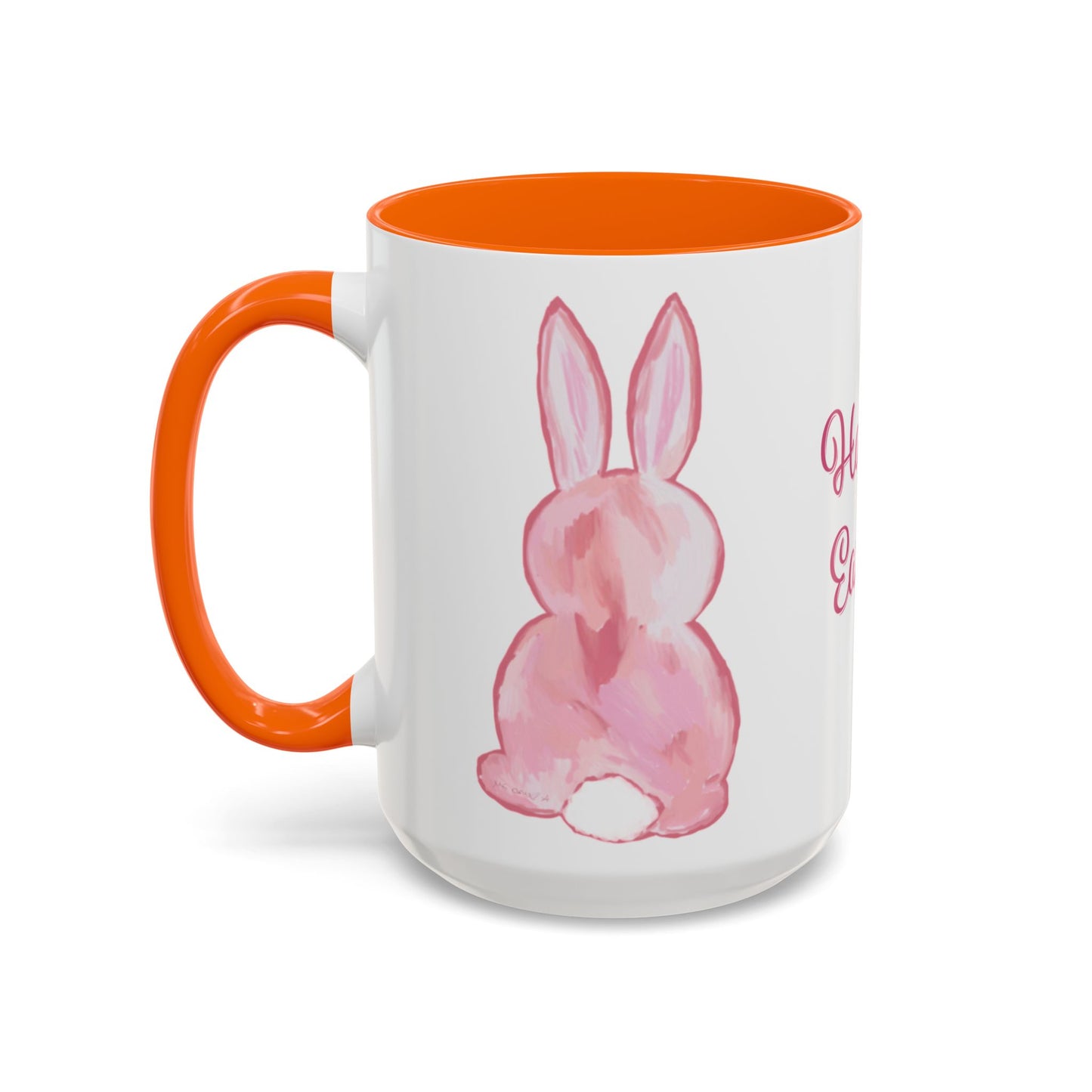 Easter Bunny Two Tone Ceramic Mugs (11oz & 15oz) - Blue Cava