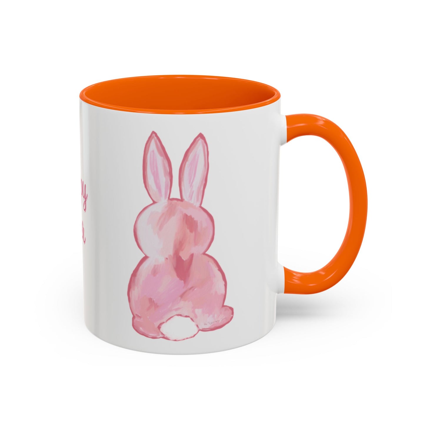 Easter Bunny Two Tone Ceramic Mugs (11oz & 15oz) - Blue Cava