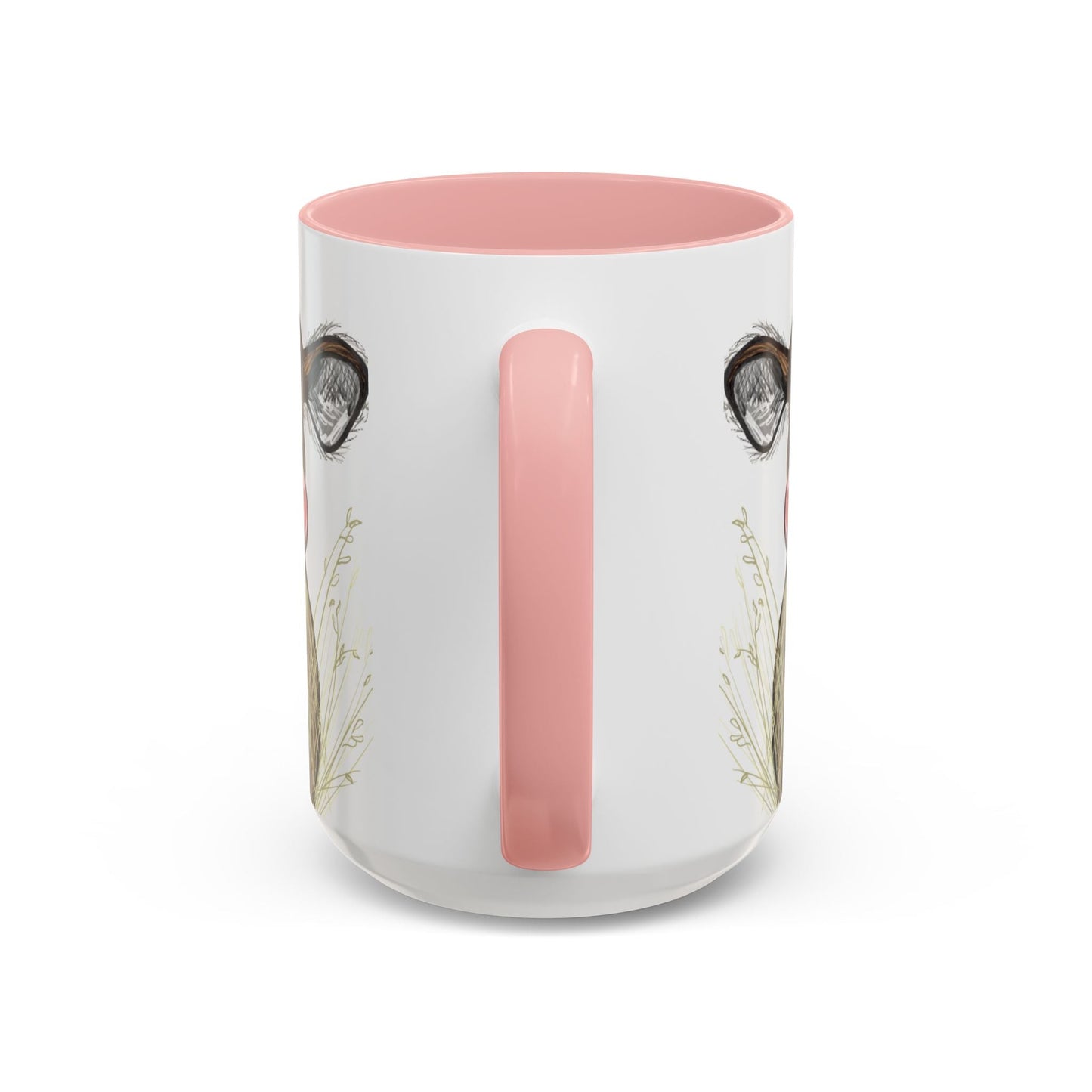 Adorable Farmhouse Cow Two Tone Ceramic Mug - 11 oz & 15 oz - Blue Cava