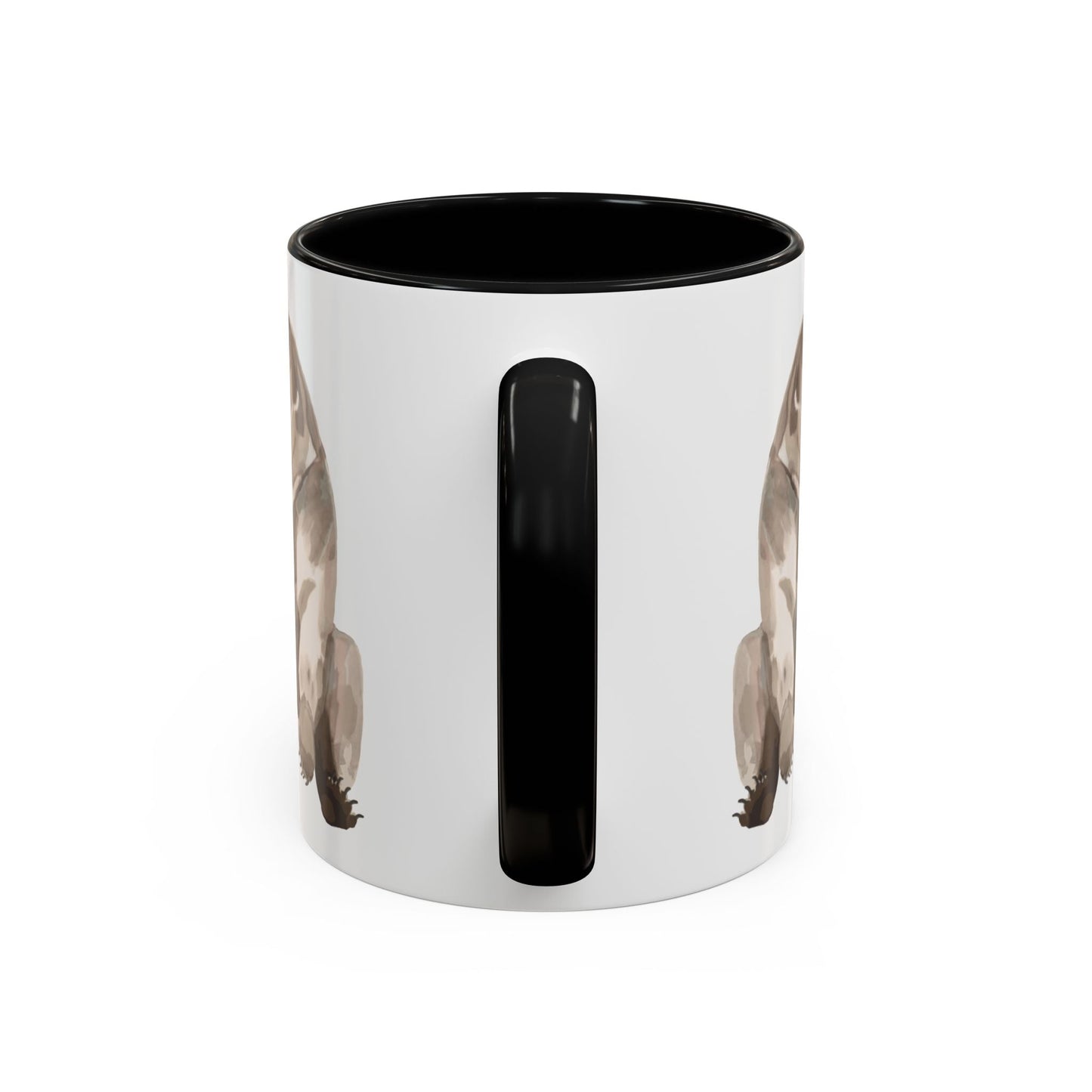 Artistic Bear Two Tone Ceramic Mug - 11oz & 15oz - Blue Cava