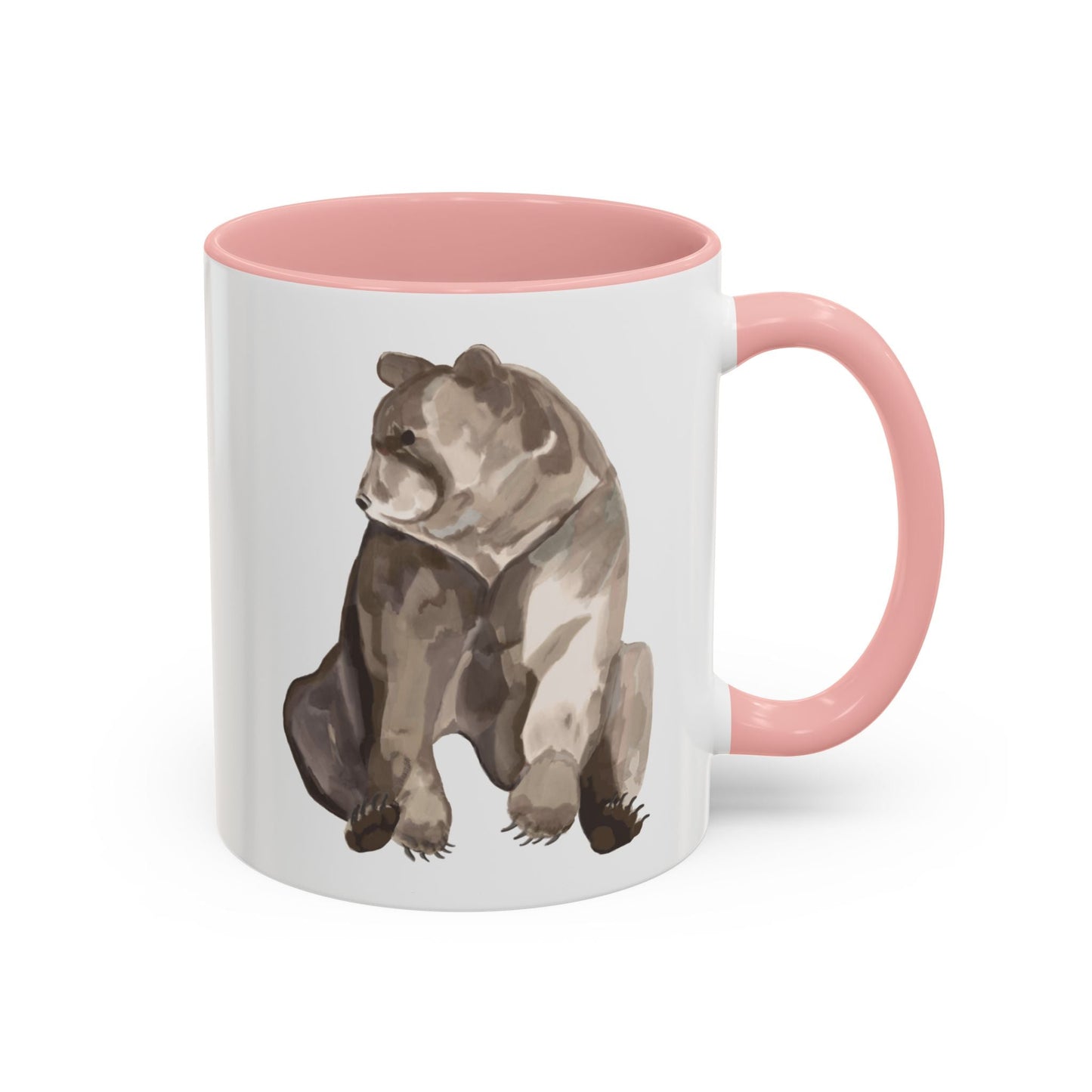 Artistic Bear Two Tone Ceramic Mug - 11oz & 15oz - Blue Cava