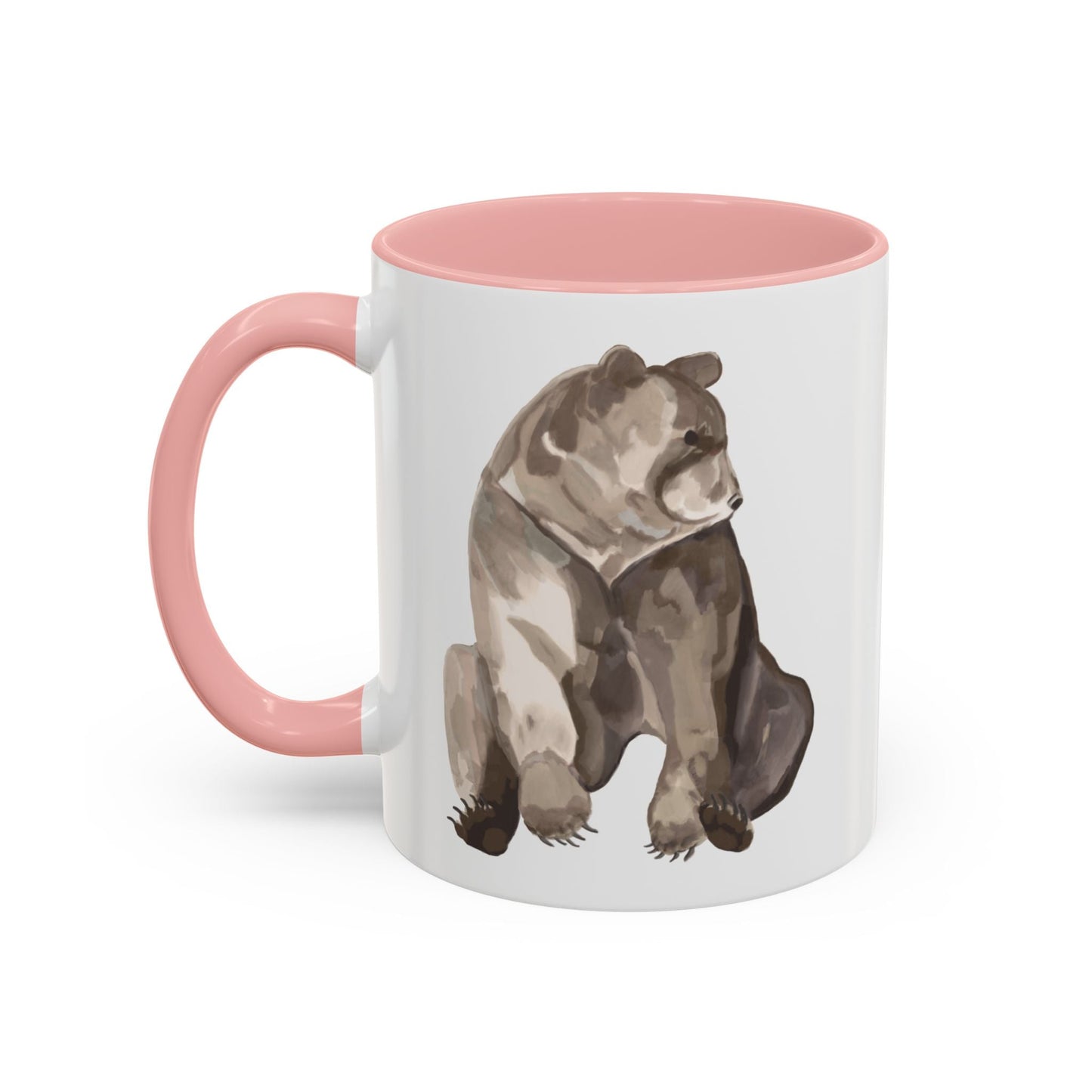 Artistic Bear Two Tone Ceramic Mug - 11oz & 15oz - Blue Cava