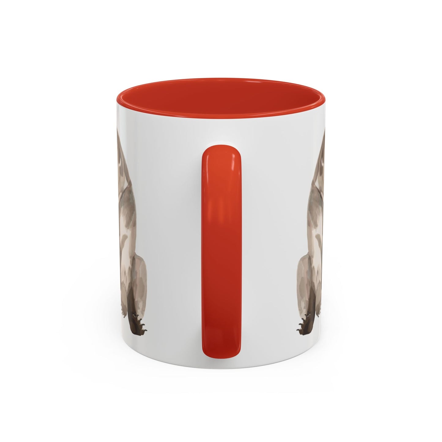 Artistic Bear Two Tone Ceramic Mug - 11oz & 15oz - Blue Cava