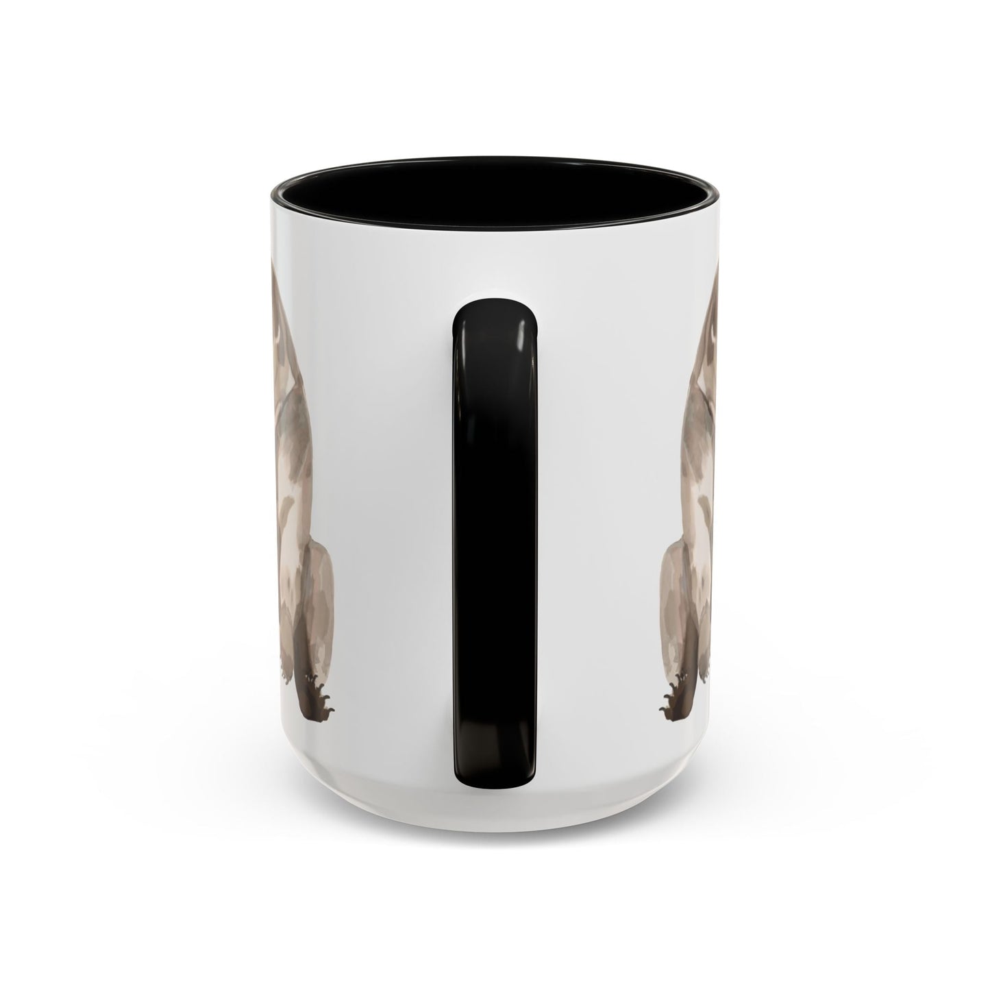 Artistic Bear Two Tone Ceramic Mug - 11oz & 15oz - Blue Cava