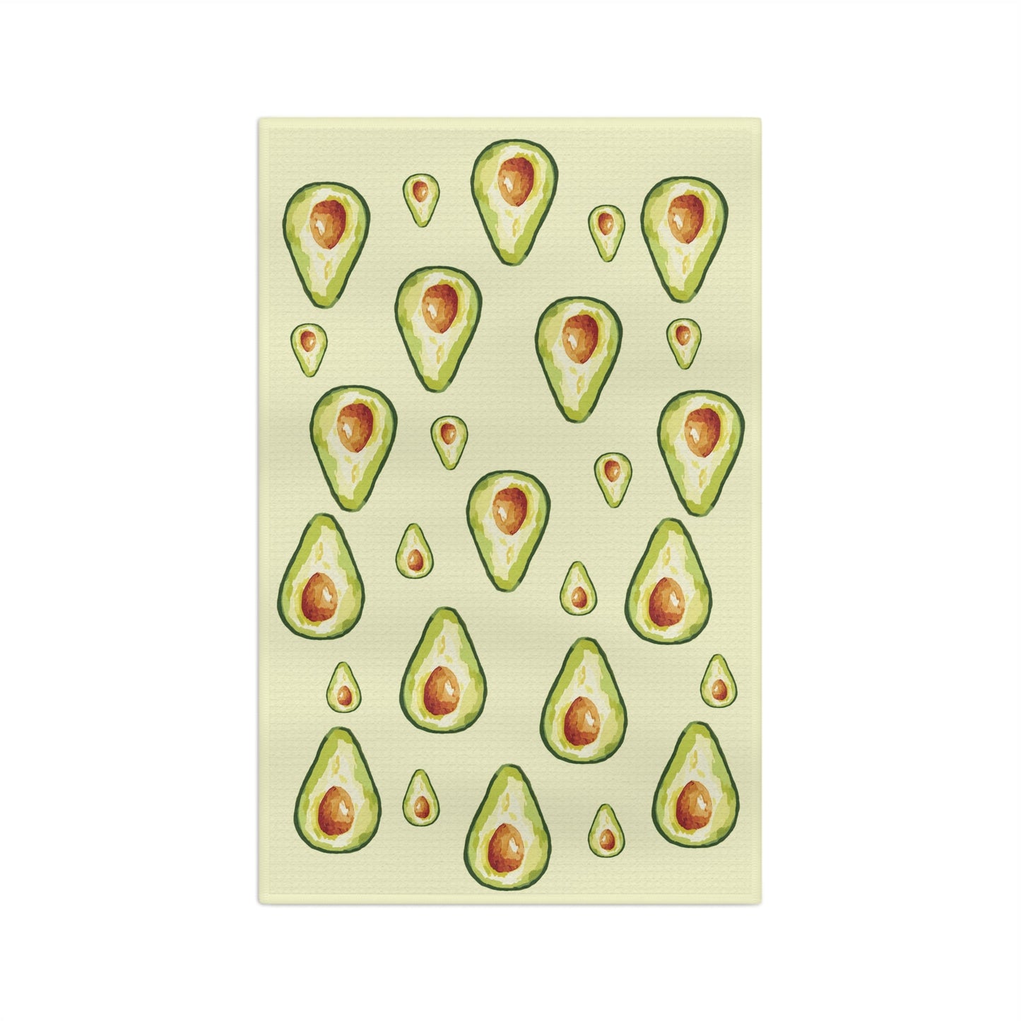 Avocado Microfiber Waffle Towel - Blue Cava