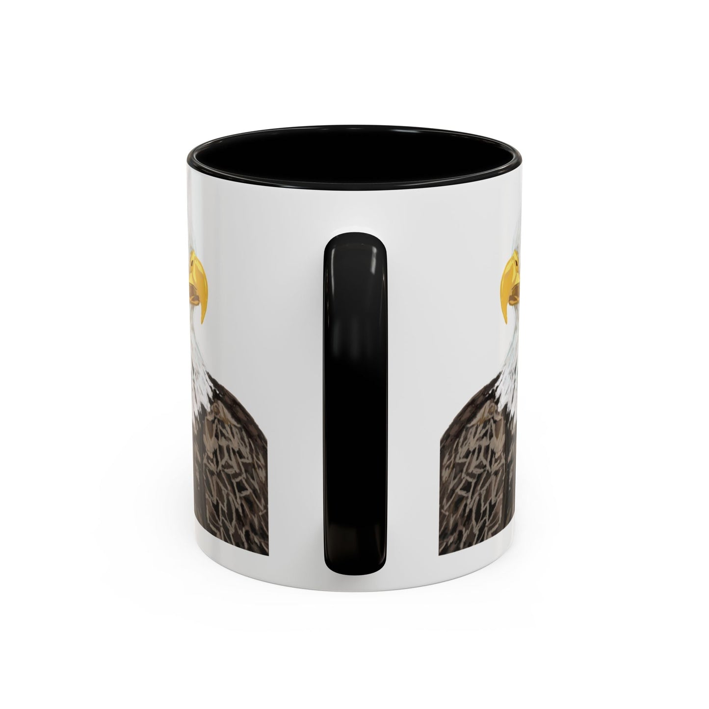 Bald Eagle Two Tone Ceramic Mug - 11oz & 15oz - Blue Cava
