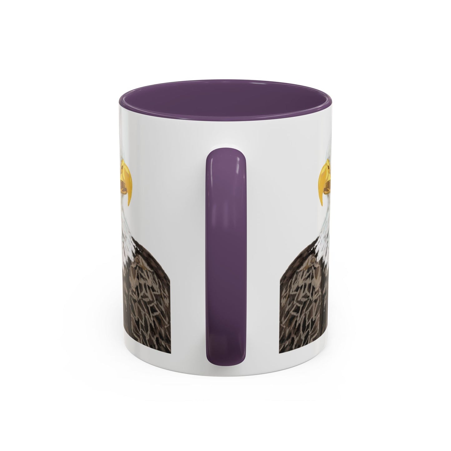 Bald Eagle Two Tone Ceramic Mug - 11oz & 15oz - Blue Cava