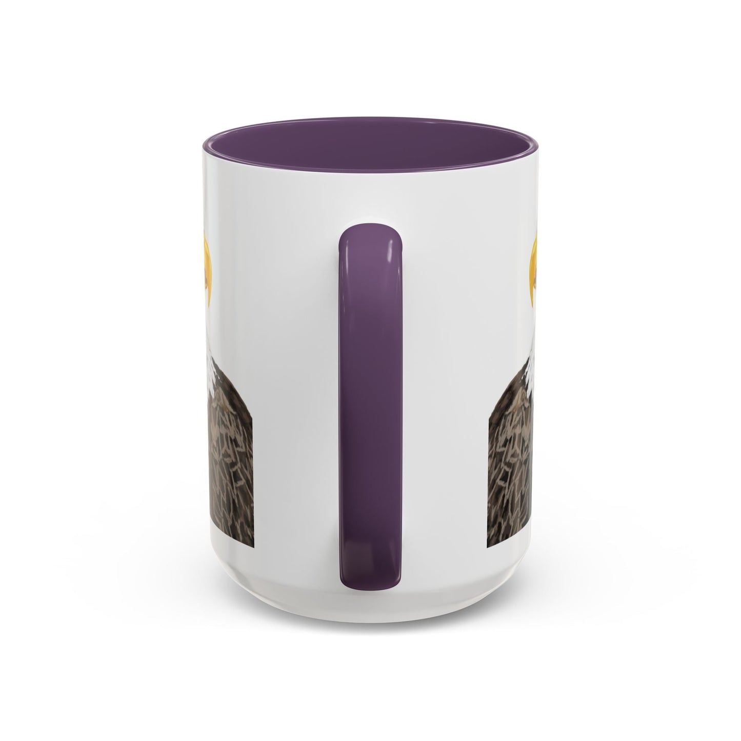 Bald Eagle Two Tone Ceramic Mug - 11oz & 15oz - Blue Cava