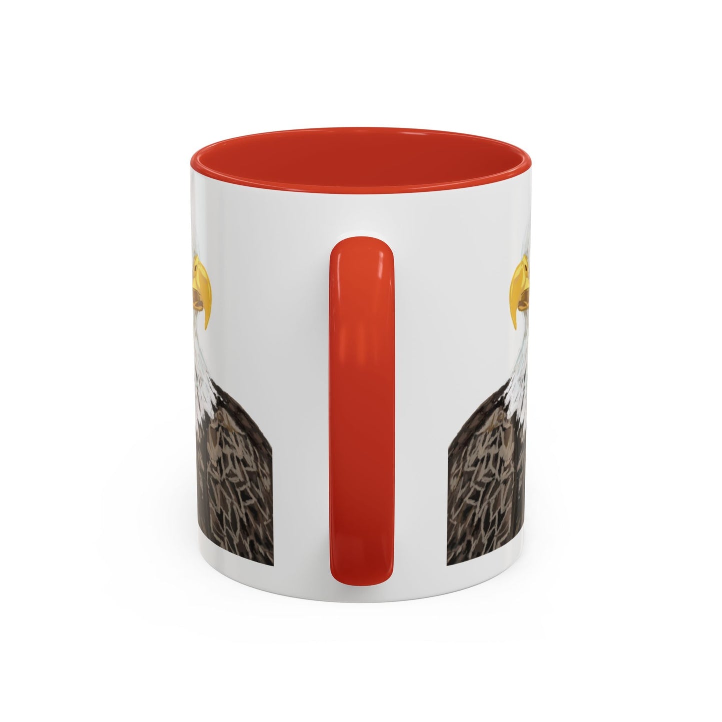 Bald Eagle Two Tone Ceramic Mug - 11oz & 15oz - Blue Cava