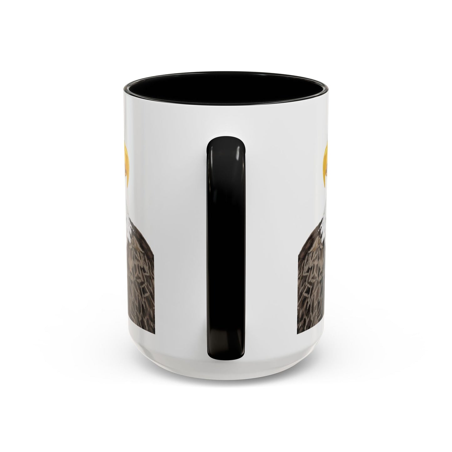 Bald Eagle Two Tone Ceramic Mug - 11oz & 15oz - Blue Cava