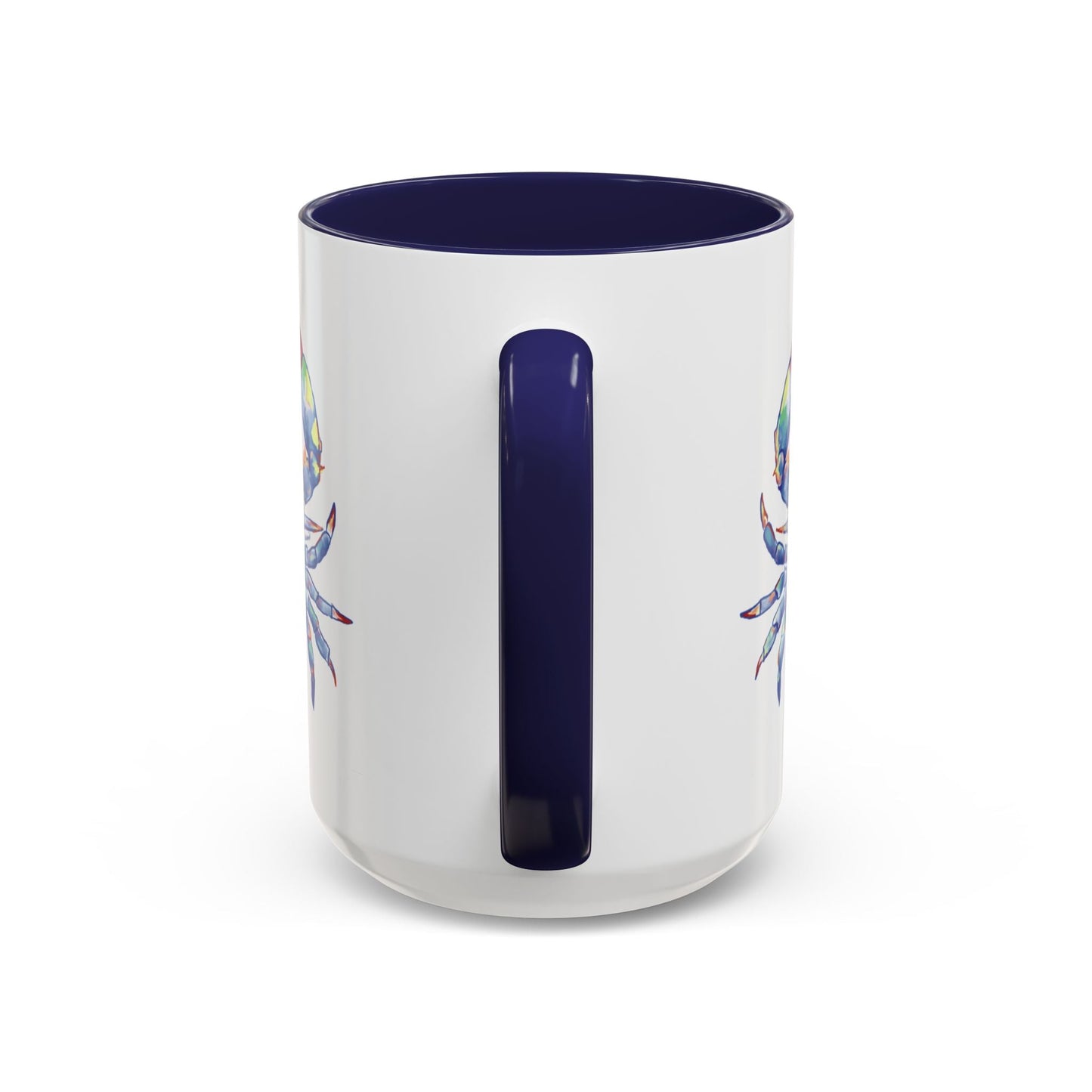 Blue Crab Accent Coffee Mug (11, 15oz) - Blue Cava