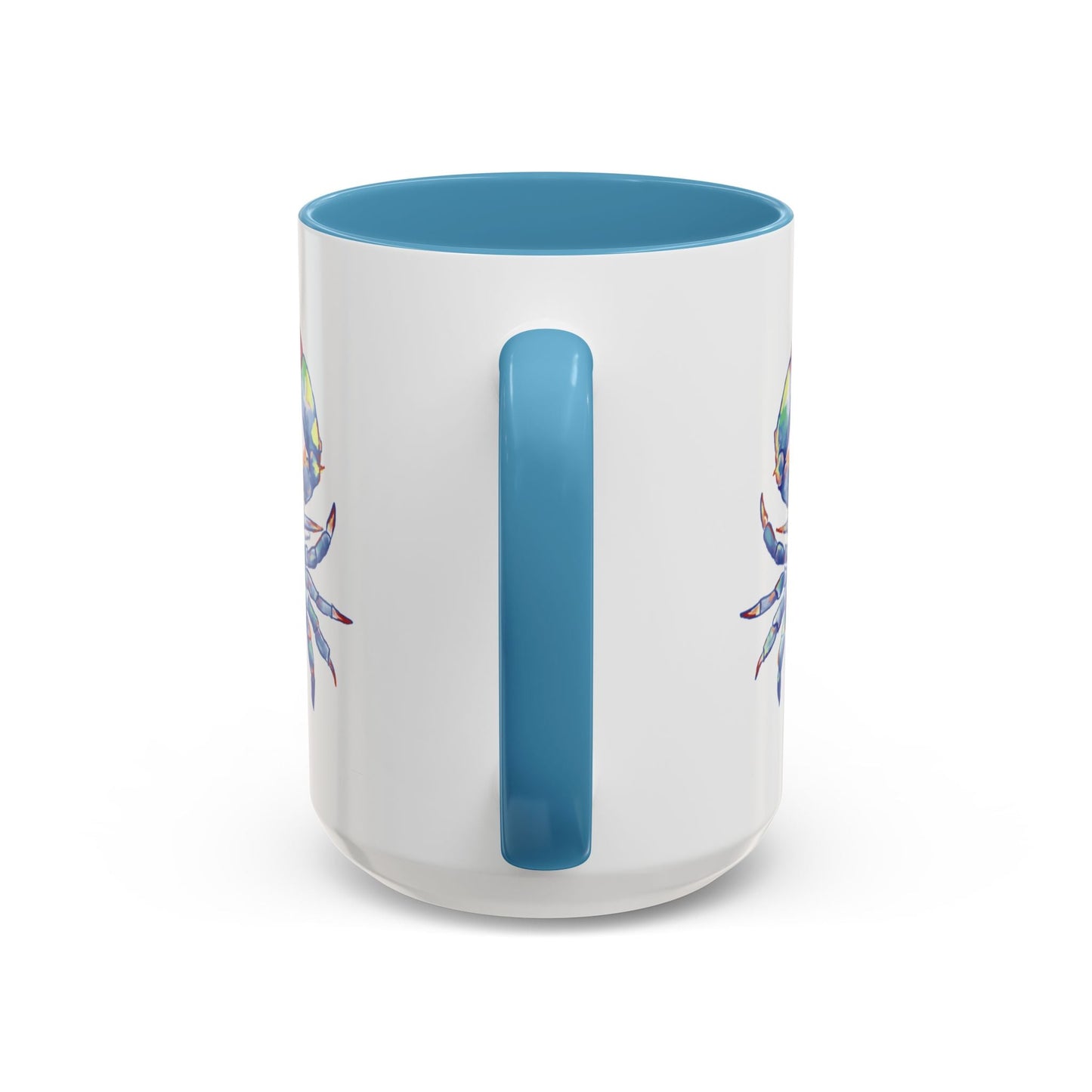 Blue Crab Accent Coffee Mug (11, 15oz) - Blue Cava