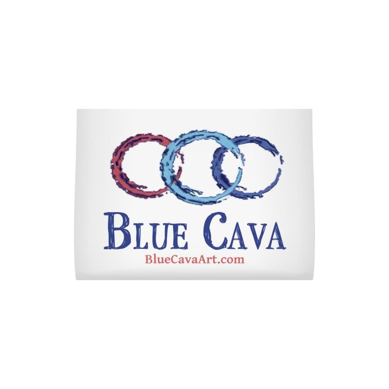 Blue Sea Turtle Linen Towel - Blue Cava