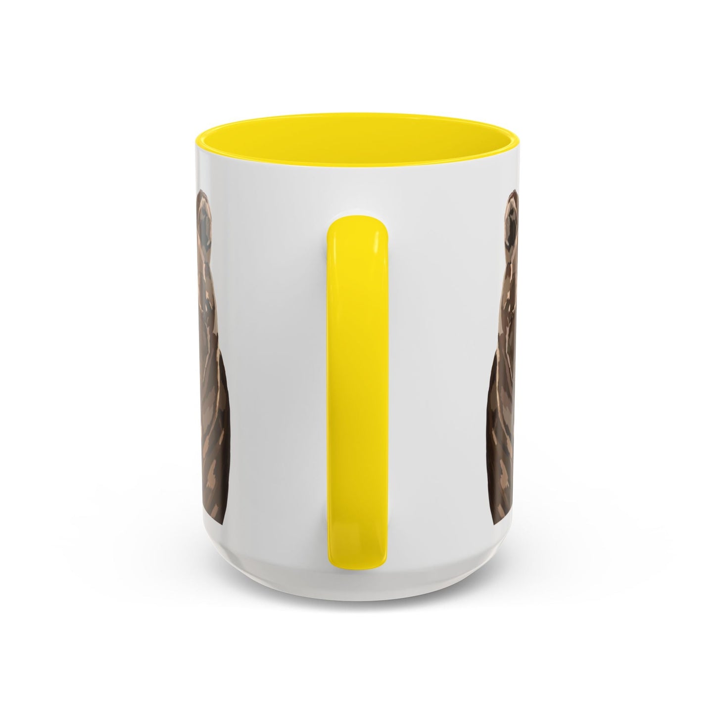 Brown Bear Two Tone Ceramic Mug - 11 oz & 15 oz - Blue Cava