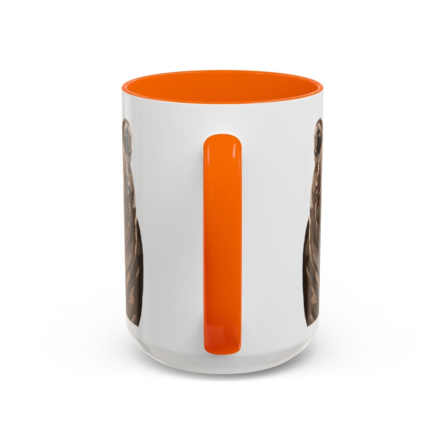 Brown Bear Two Tone Ceramic Mug - 11 oz & 15 oz - Blue Cava