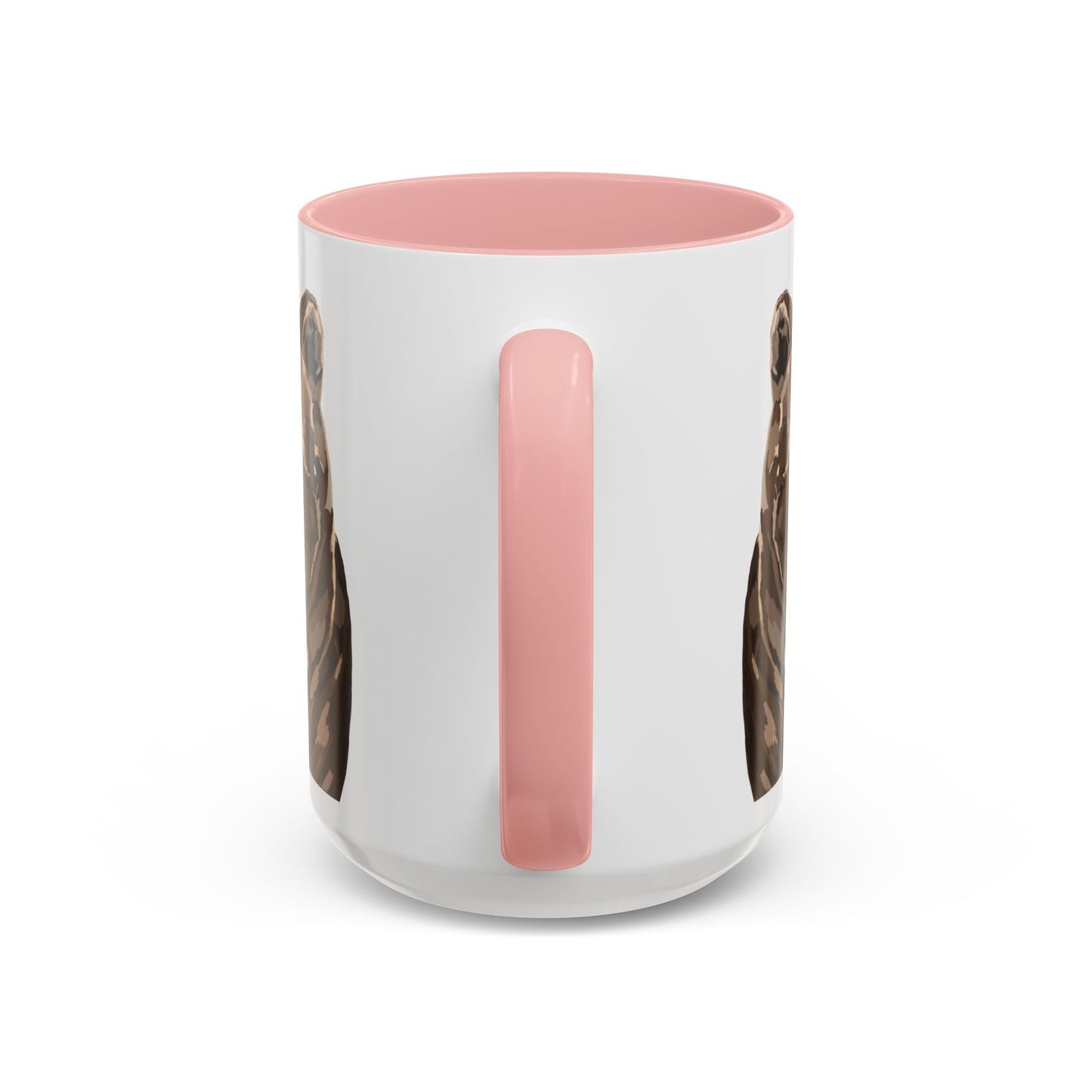 Brown Bear Two Tone Ceramic Mug - 11 oz & 15 oz - Blue Cava